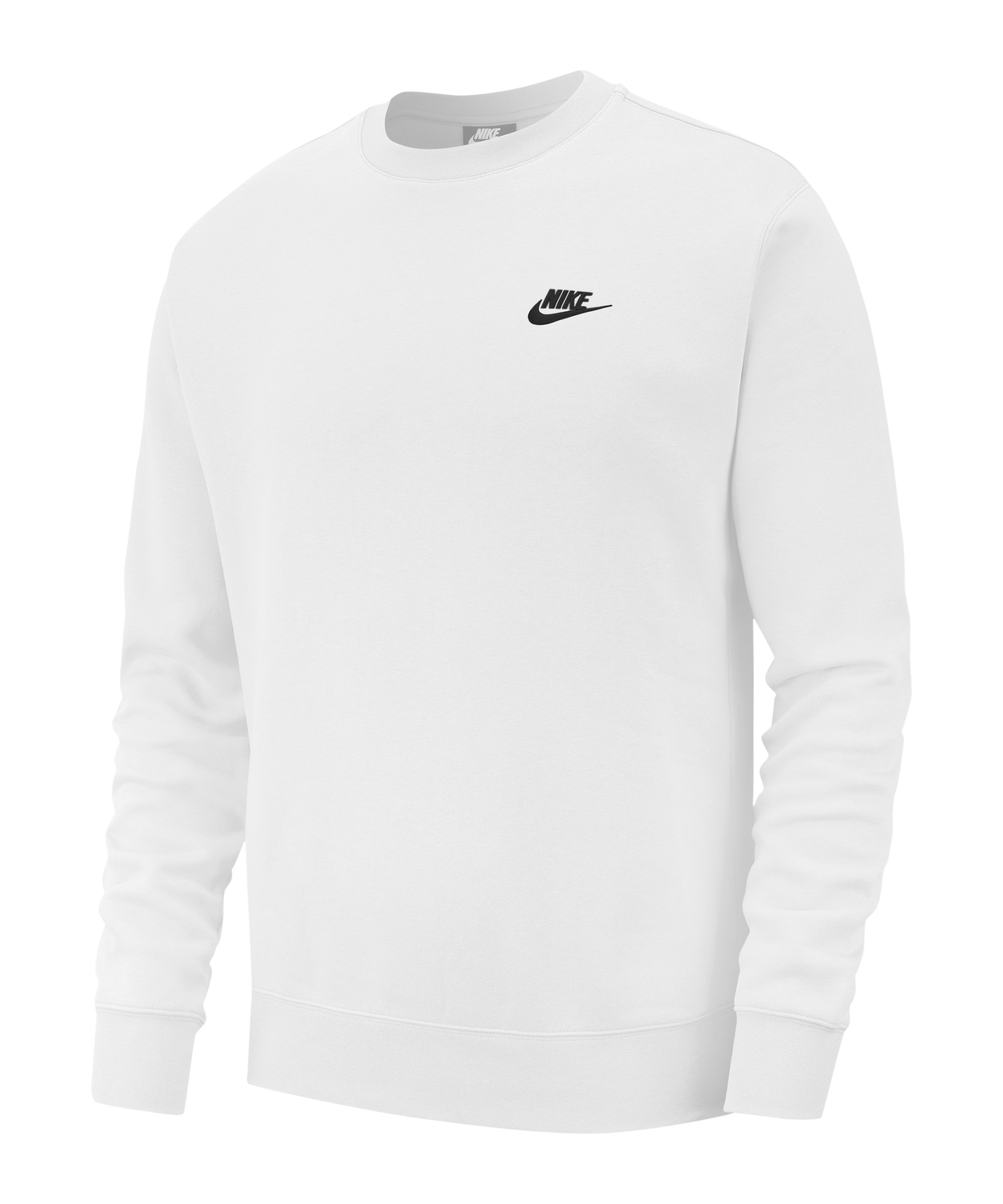 Nike Club Crew Sweatshirt Weiss F100 - weiss