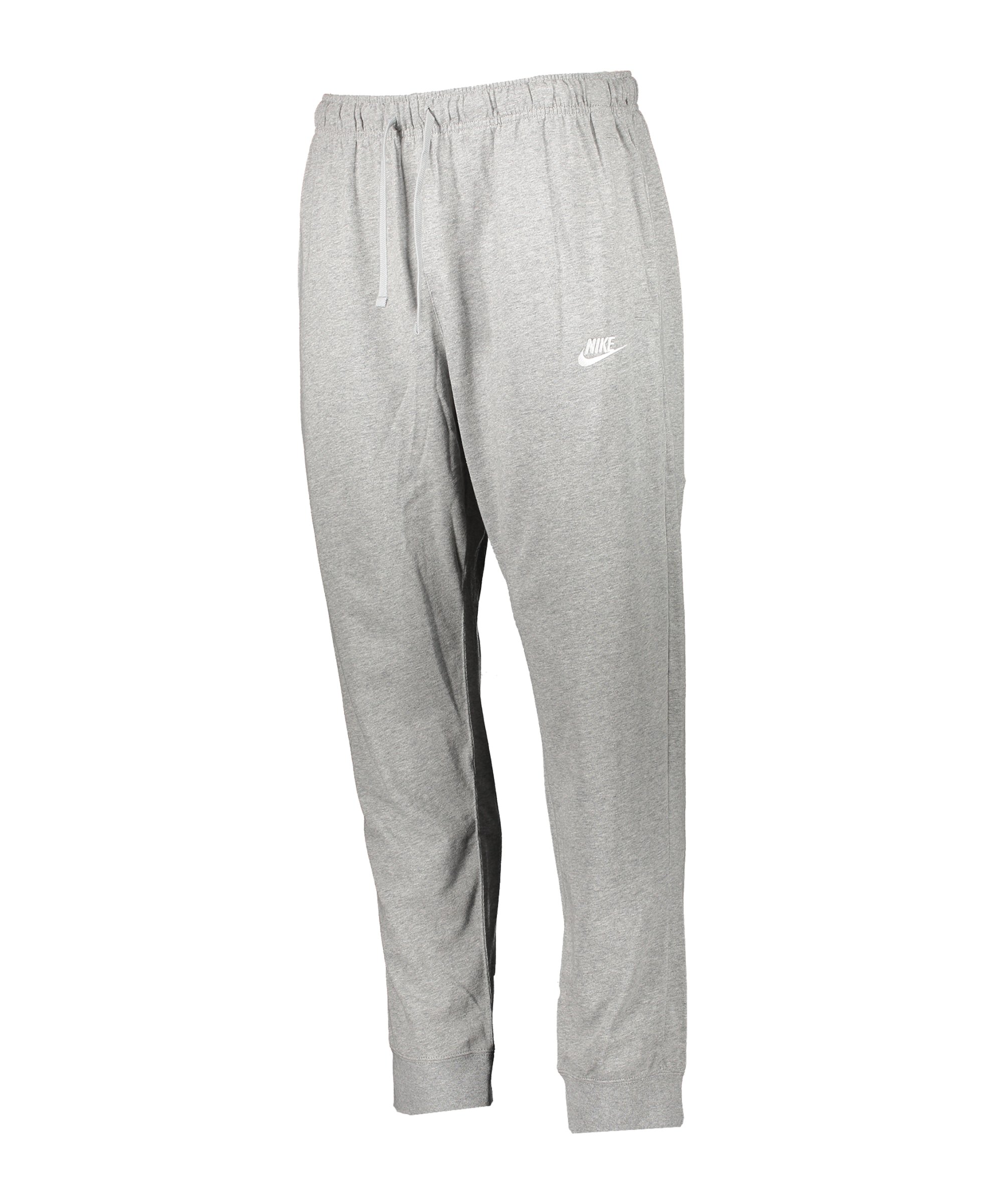 Nike Club Jogger Jersey Jogginghose Grau F063 - grau