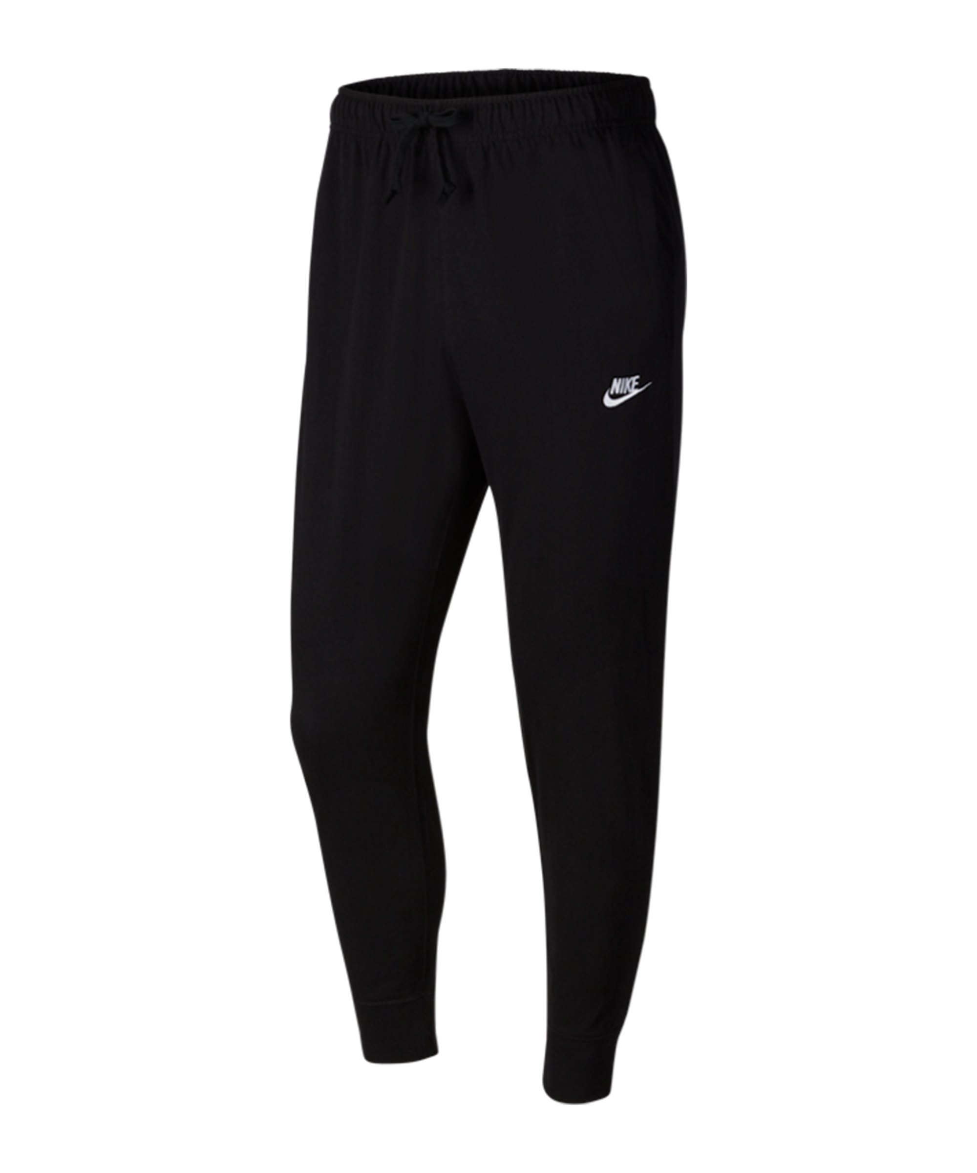 Nike Club Jogger Jersey Jogginghose Schwarz F010 - schwarz
