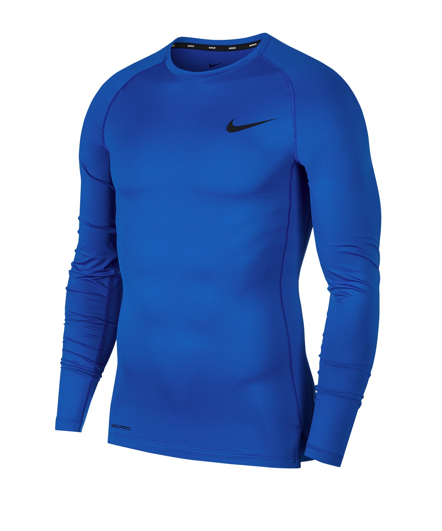 Nike Pro Langarmshirt Blau F480 - blau