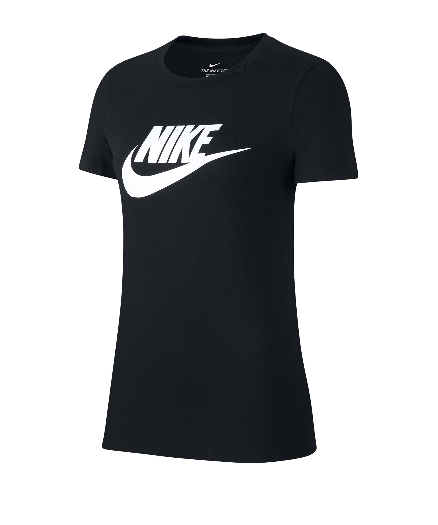 Nike Essential Tee T-Shirt Damen Schwarz F010 - schwarz