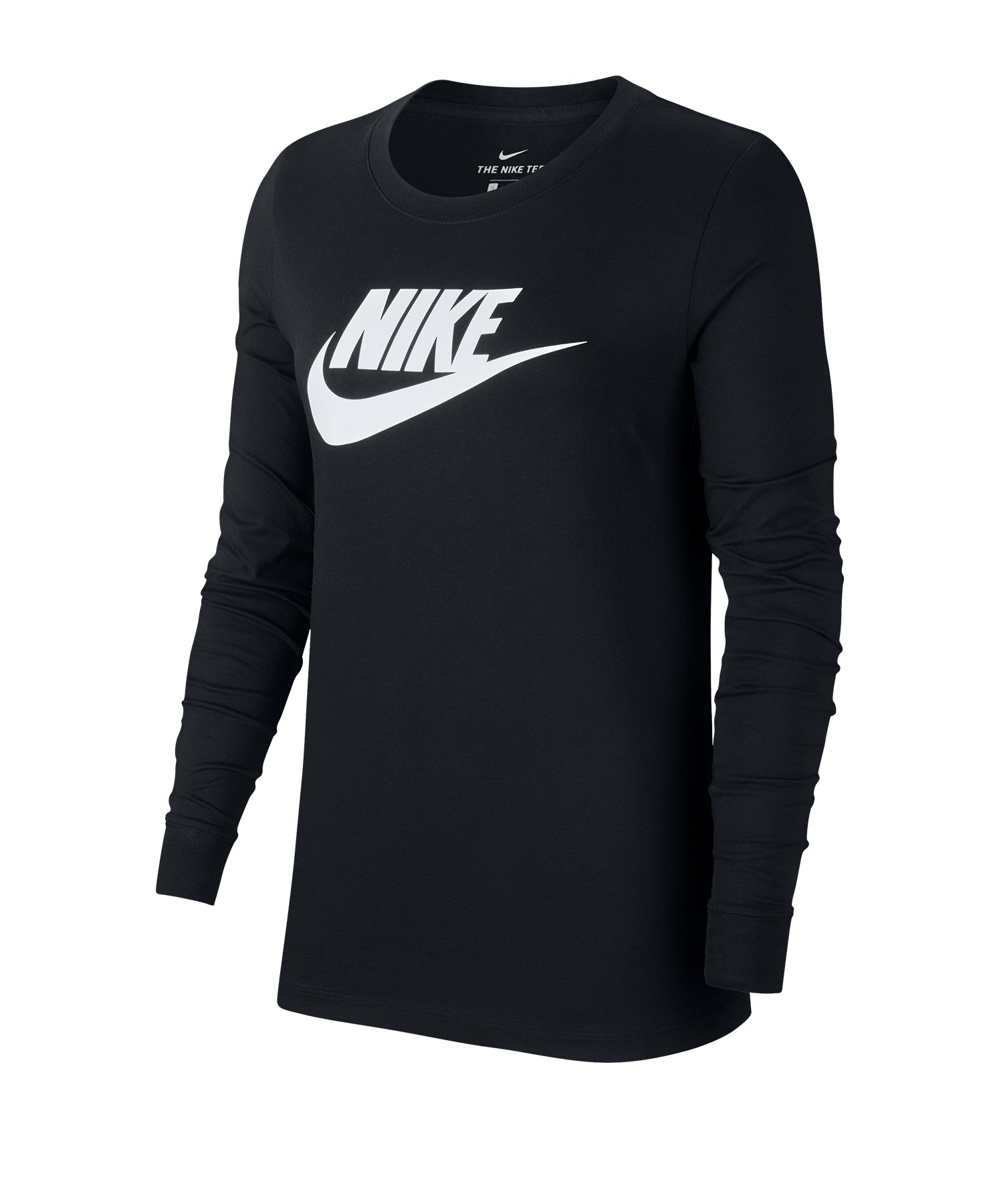 Nike Essential Sweatshirt Damen Schwarz F010 - schwarz