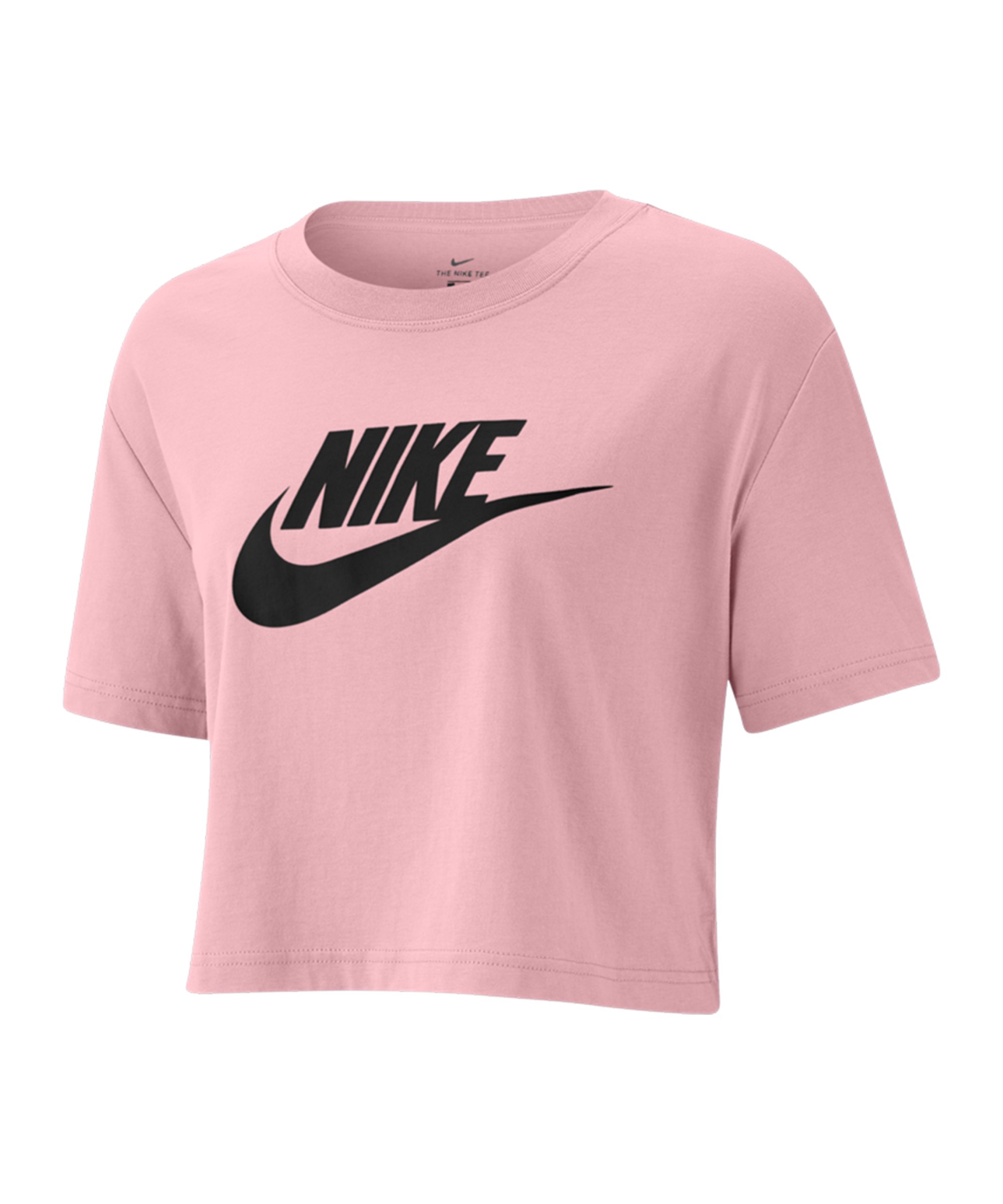 Nike Essential Cropped T-Shirt Damen Pink F632 - pink