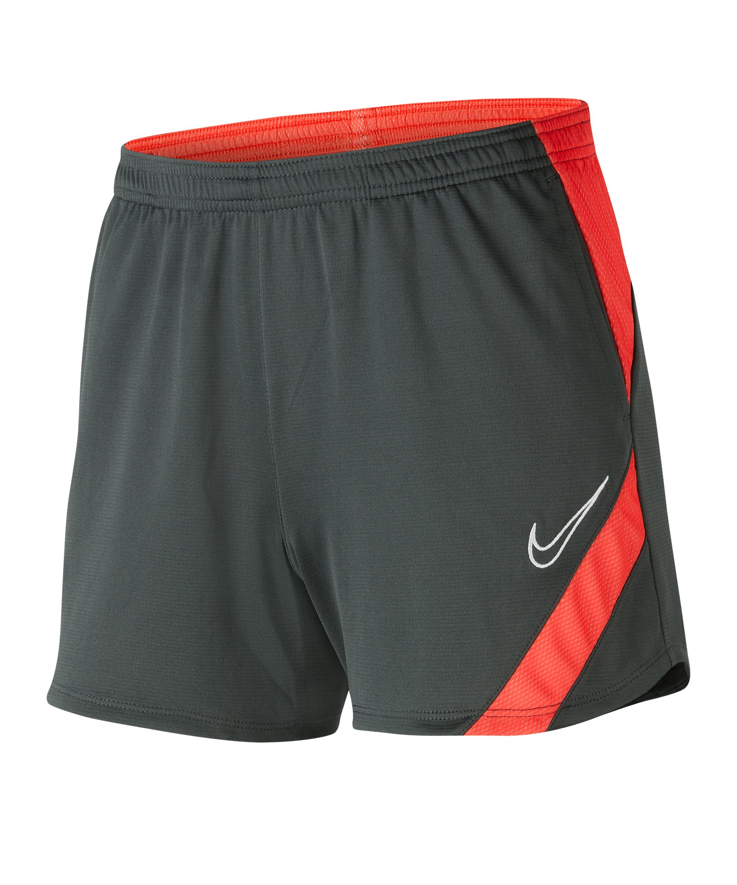Nike Academy Pro Short Damen Grau Rot F068 - grau