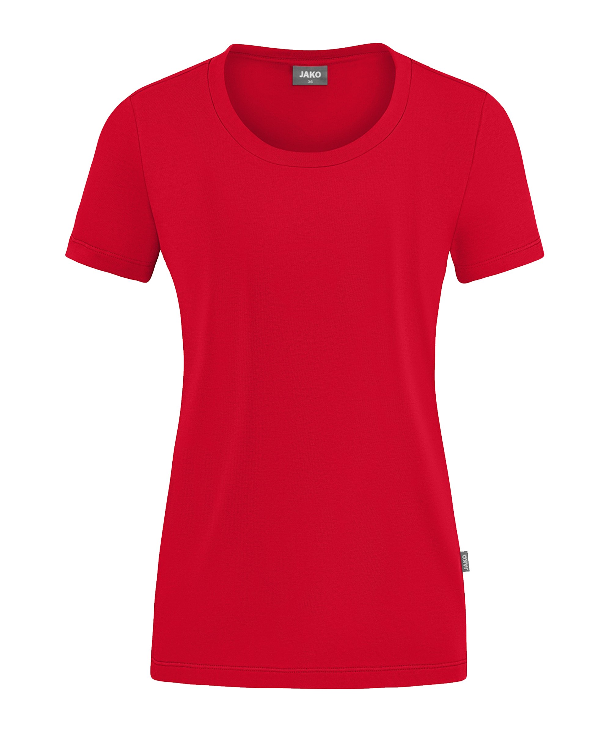 JAKO Organic Stretch T-Shirt Damen Rot F100 - rot