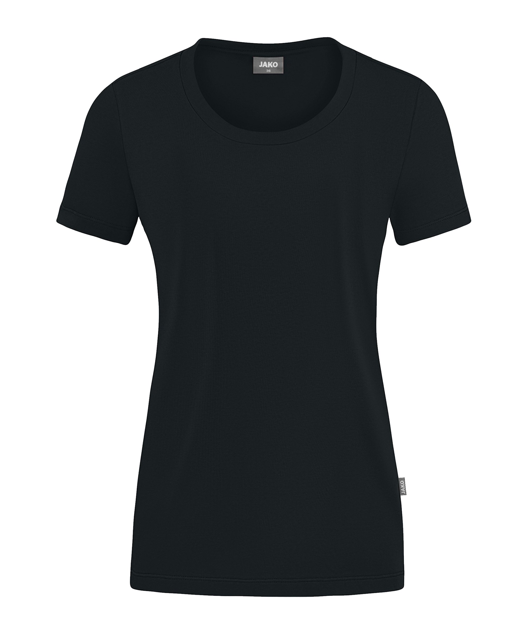 JAKO Organic Stretch T-Shirt Damen Schwarz F800 - schwarz