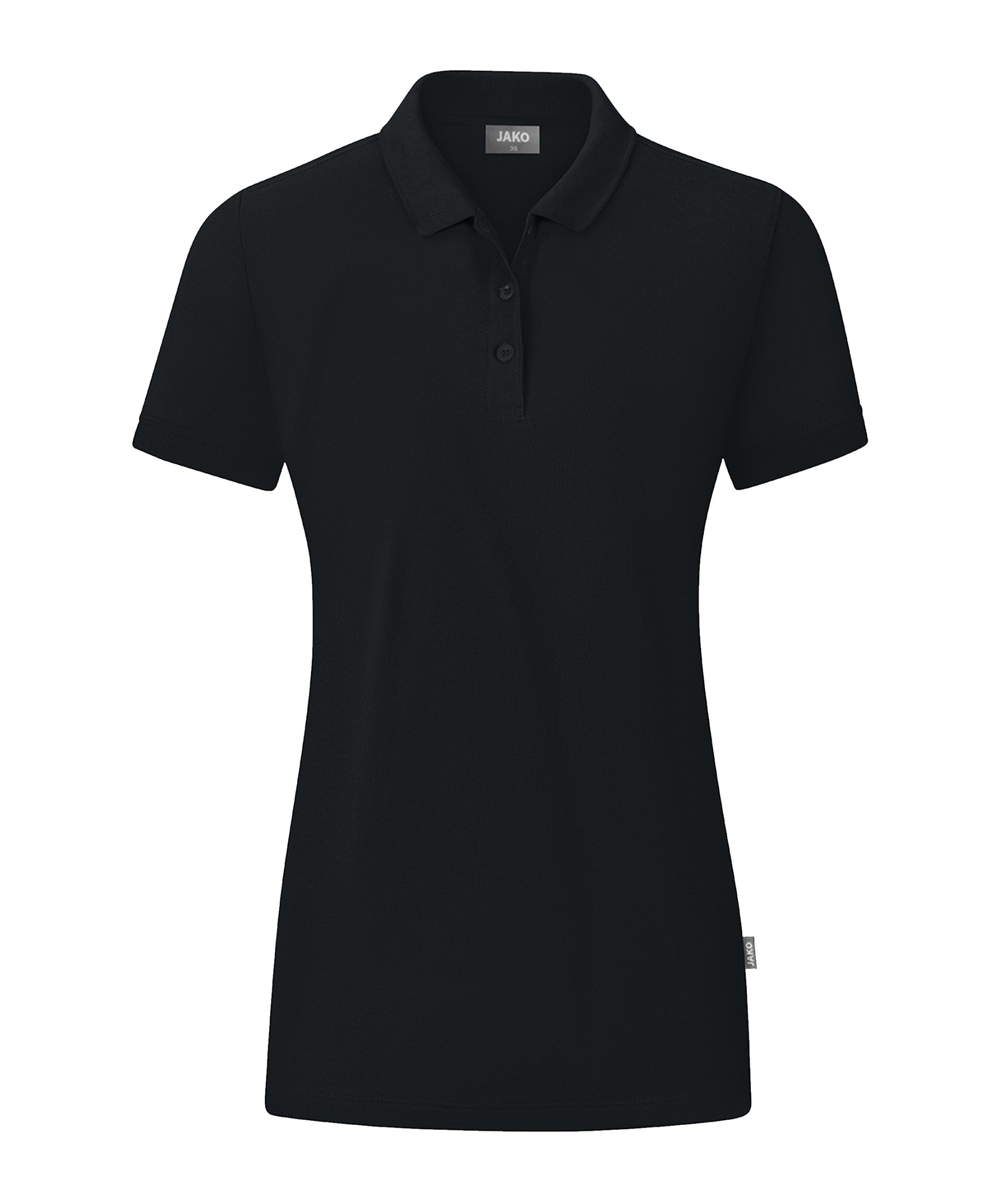 JAKO Organic Polo Shirt Damen Schwarz F800 - schwarz