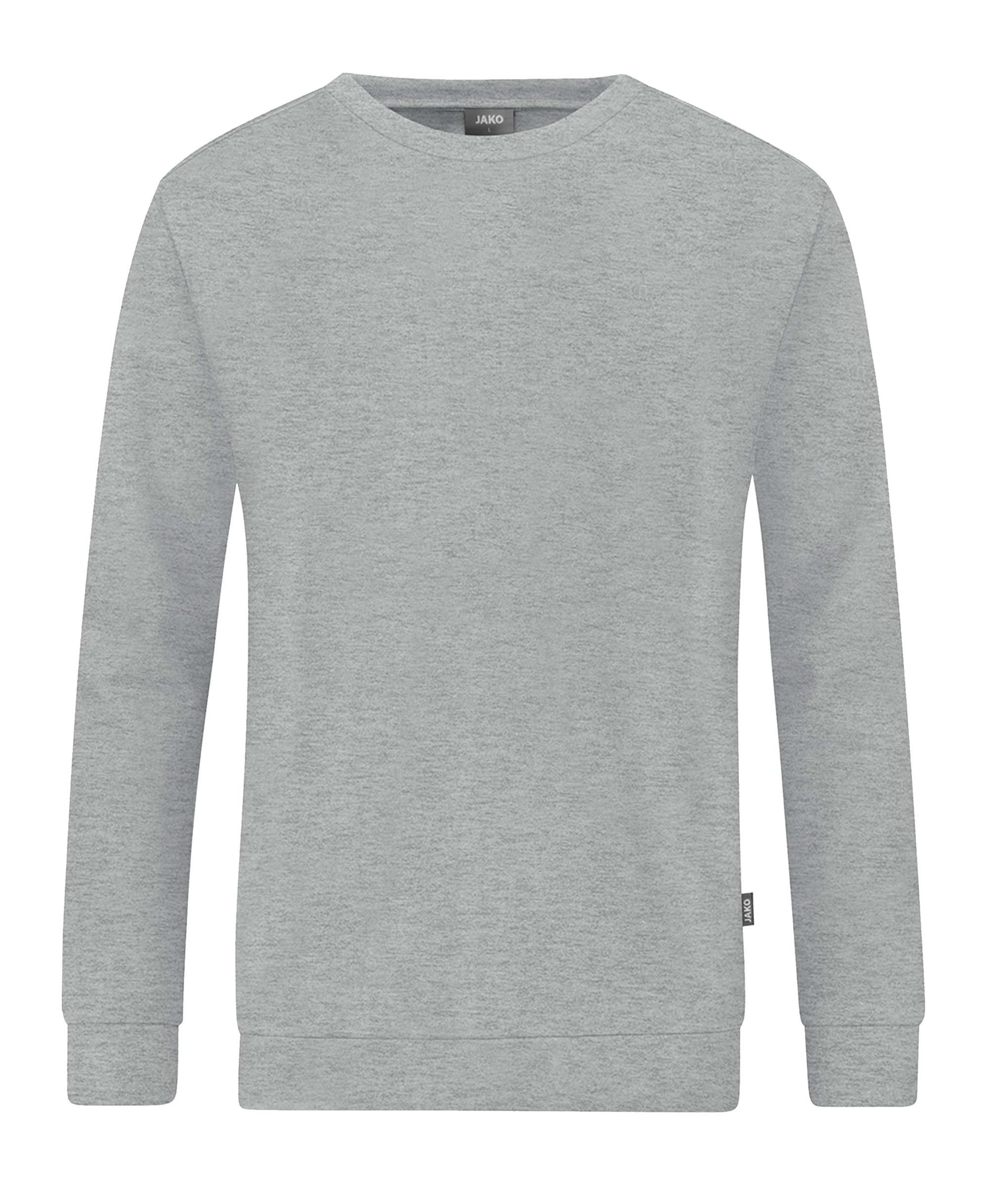 JAKO Organic Sweatshirt Grau F520 - grau