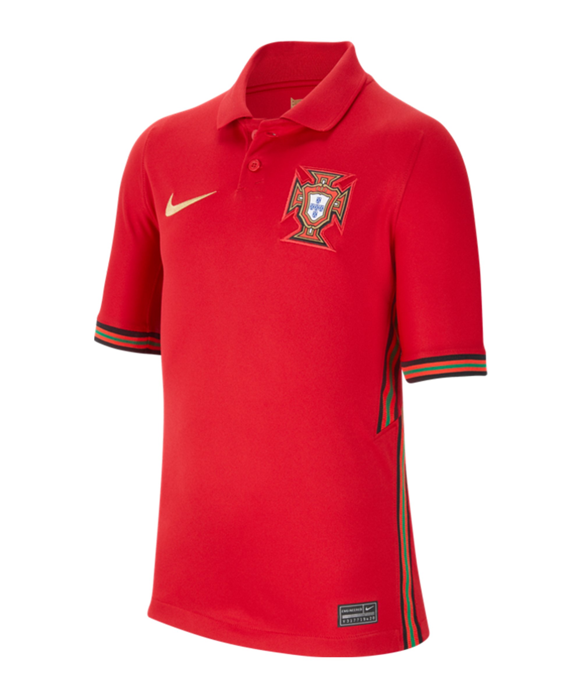 Nike Portugal Trikot Home EM 2020 Kids F687 - rot