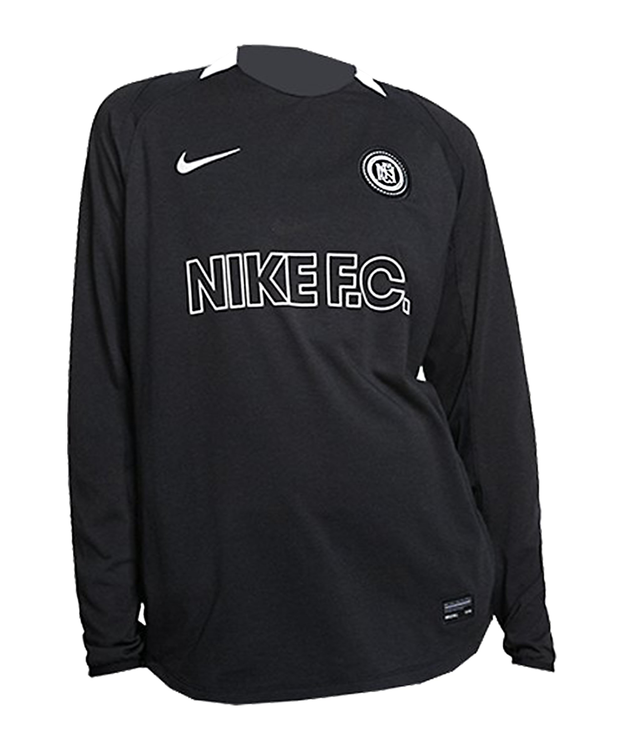 Nike F.C. Shirt Longsleeve Damen F010 - schwarz