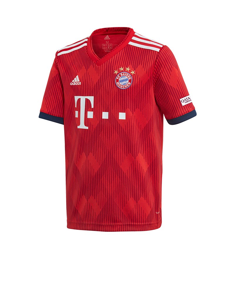 adidas FC Bayern München Trikot Home Kids 18/19 - rot
