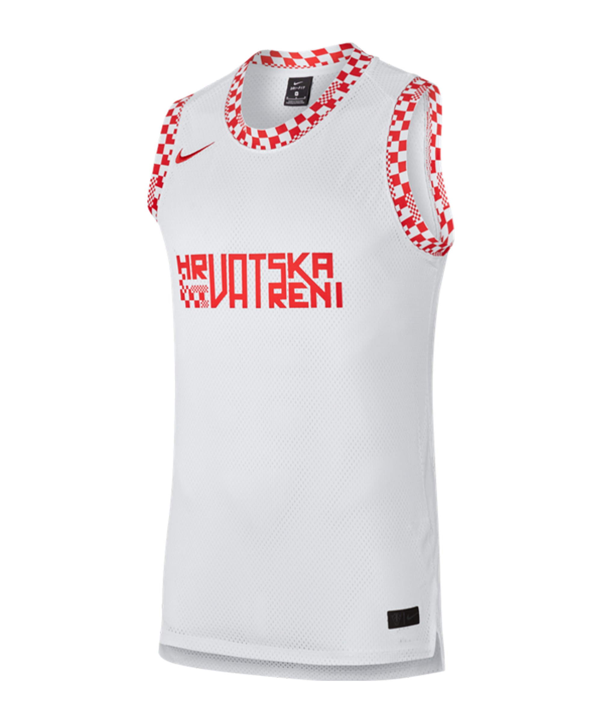 Nike Kroatien Basketball Tanktop Weiss F100 - weiss