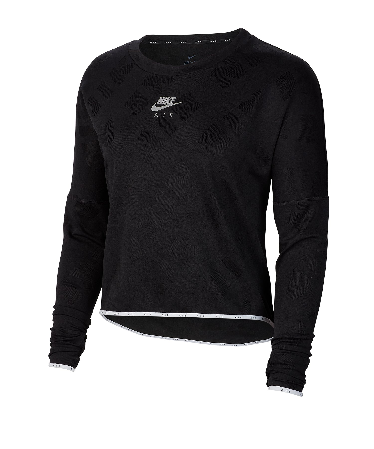 Nike Air Shirt Longsleve Damen Schwarz F010 - schwarz