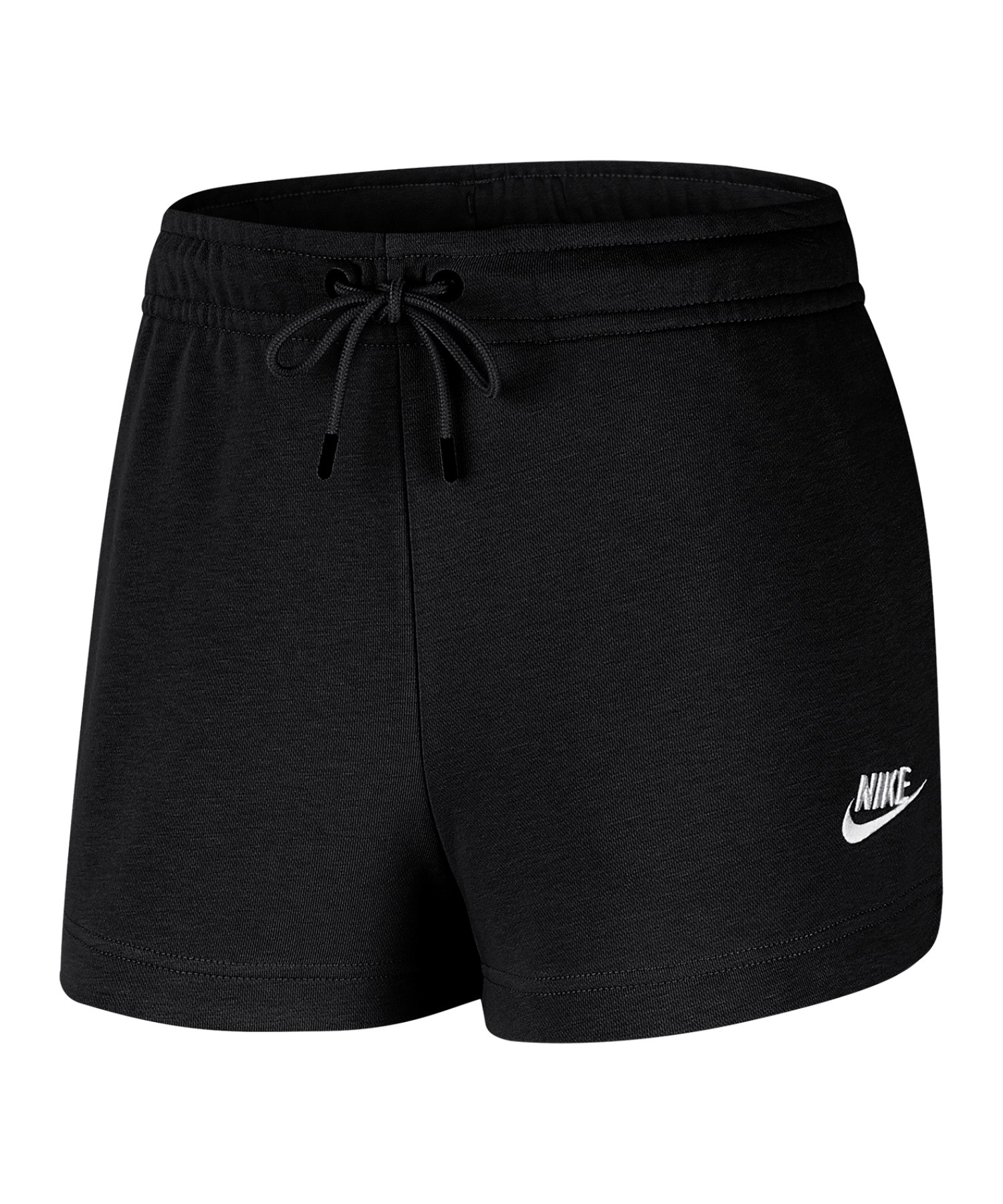 Nike Essential Short Damen Schwarz Weiss F010 - schwarz