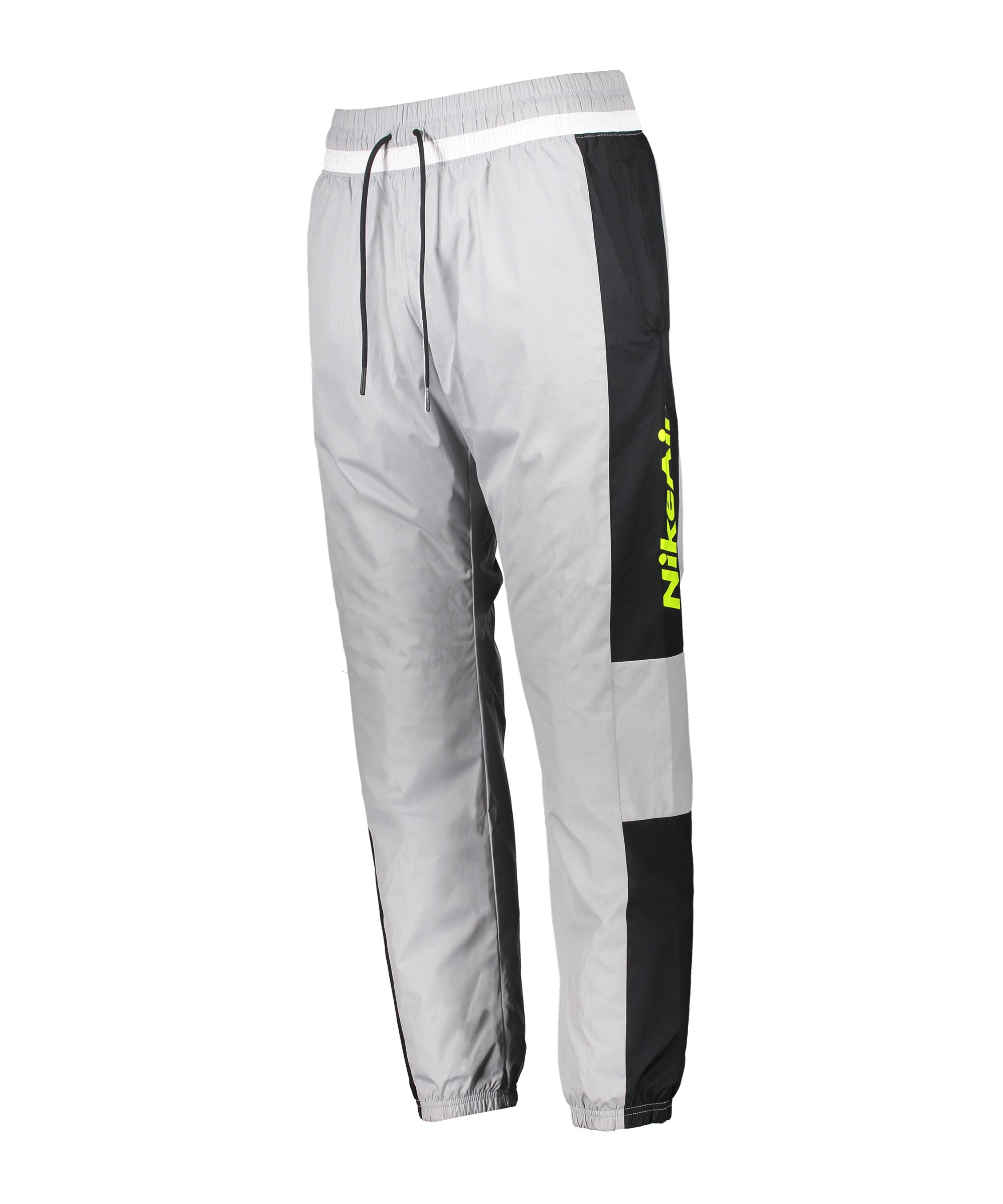 Nike Air Woven Jogginghose Grau Schwarz F077 - grau