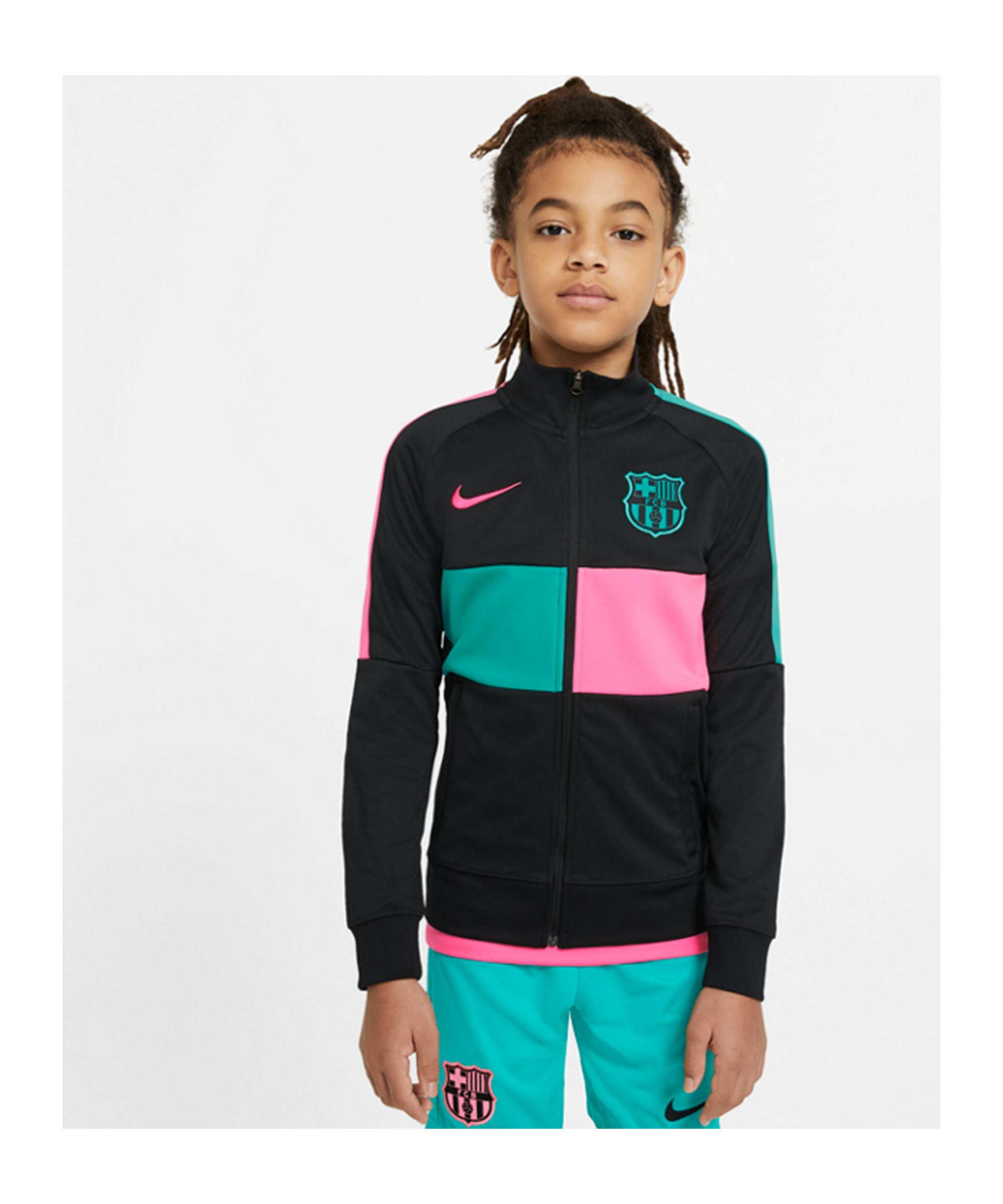 Nike FC Barcelona I96 Anthem Jacke Kids F010 - schwarz