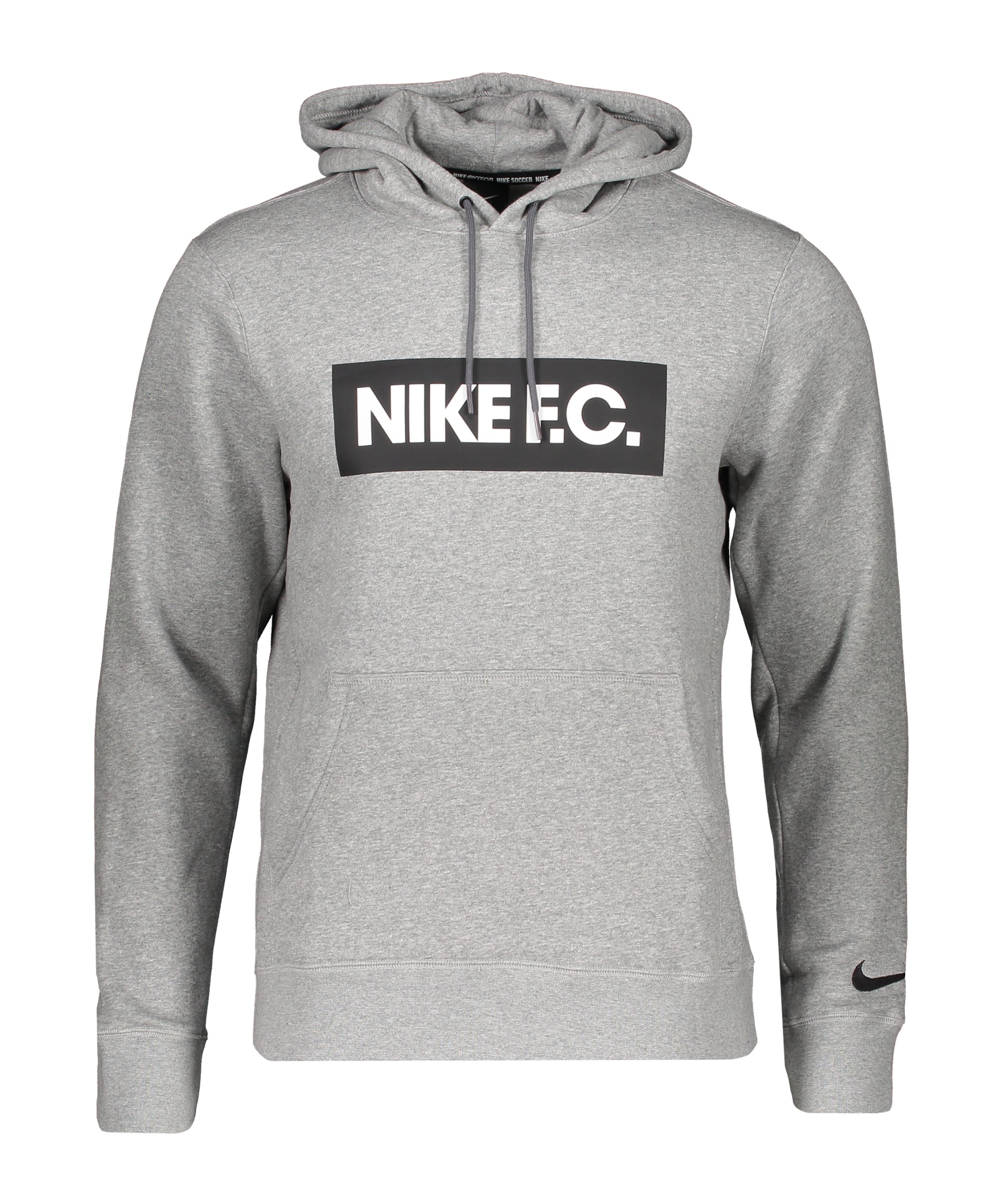 Nike F.C. Fleece Hoody Grau F021 - grau