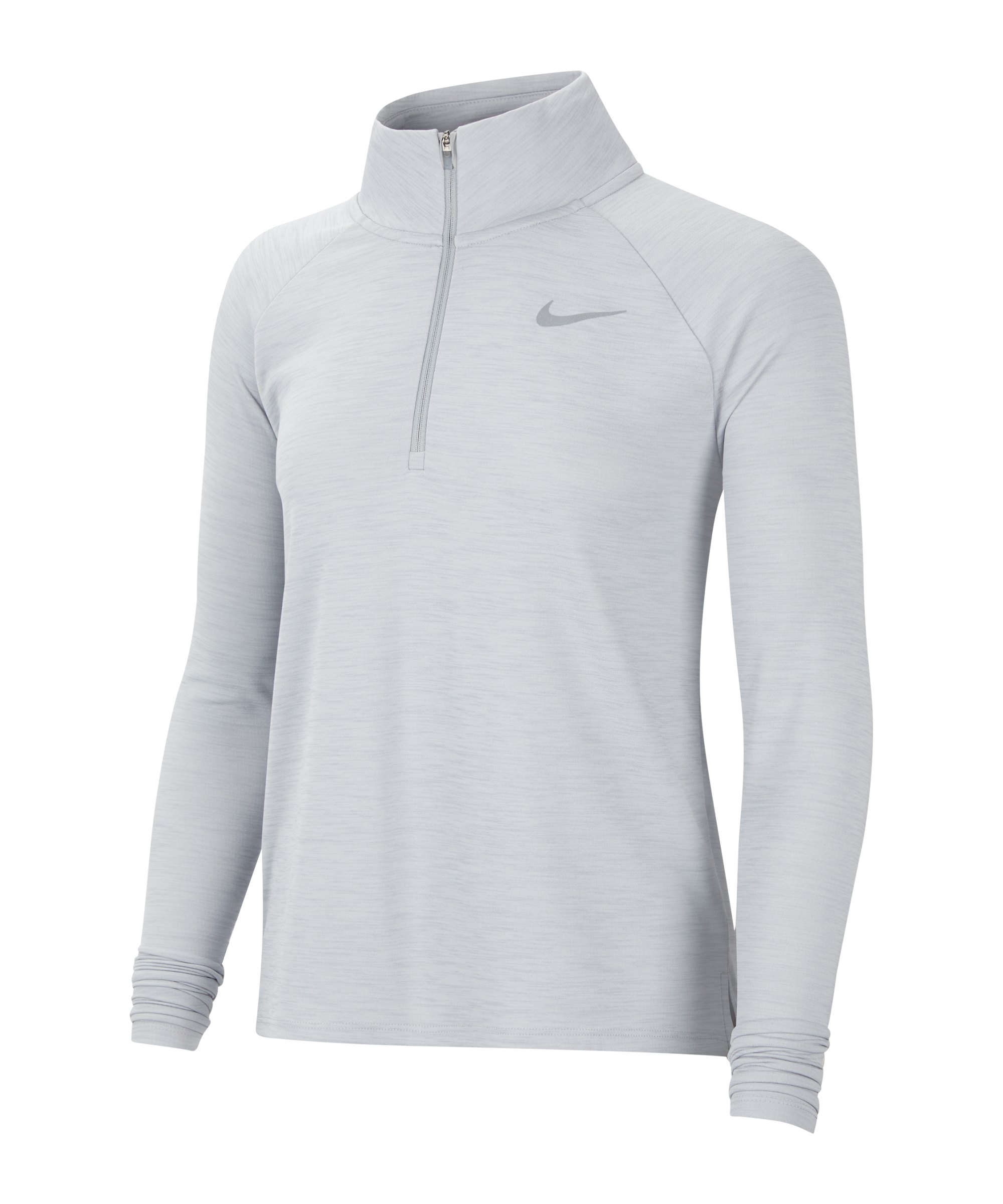 Nike Pacer Shirt langarm Running Damen Grau F077 - grau