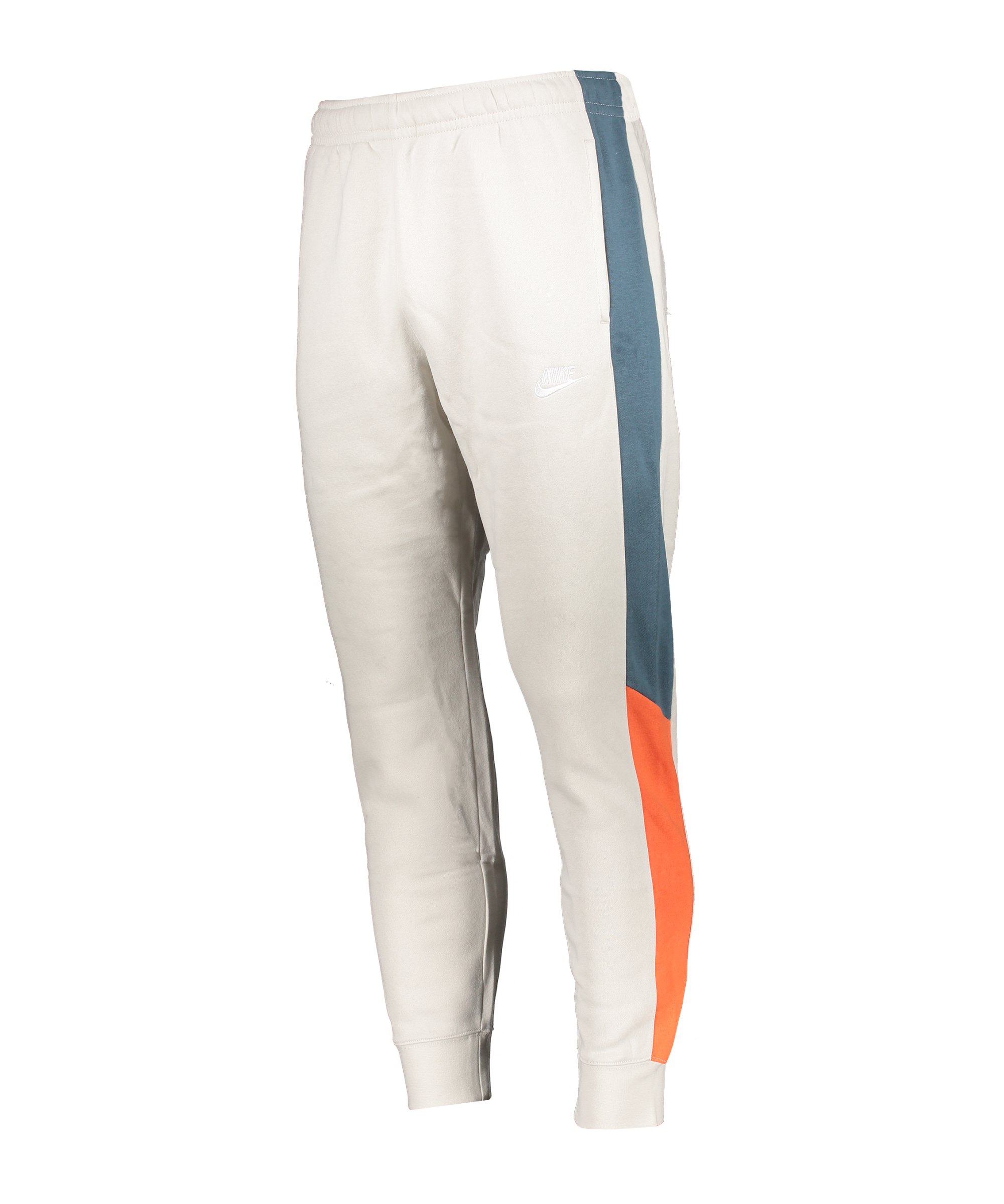 Nike Club Jogginghose Grau Blau Orange F072 - grau