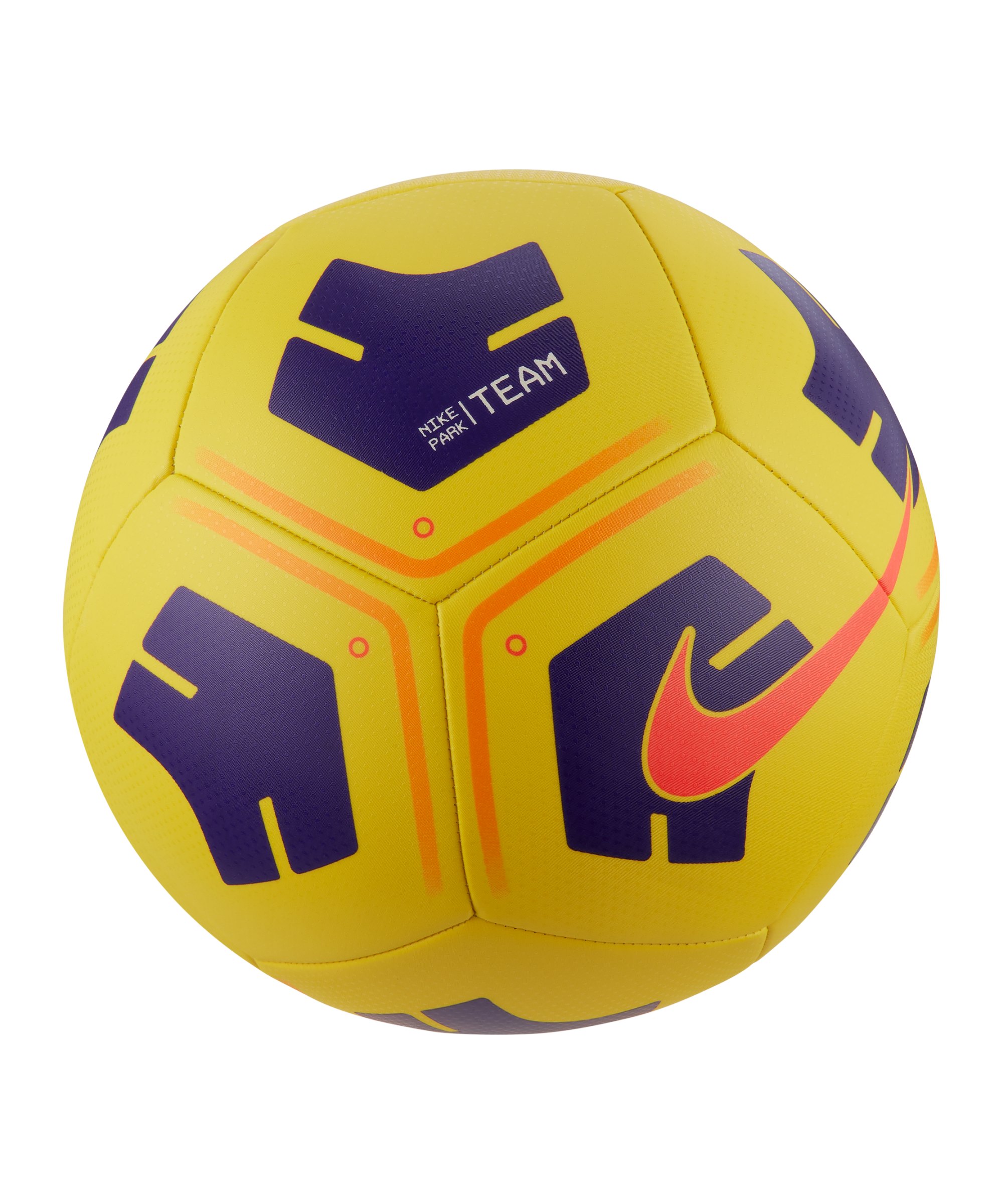 Nike Park Trainingsball Gelb Lila F720 - gelb