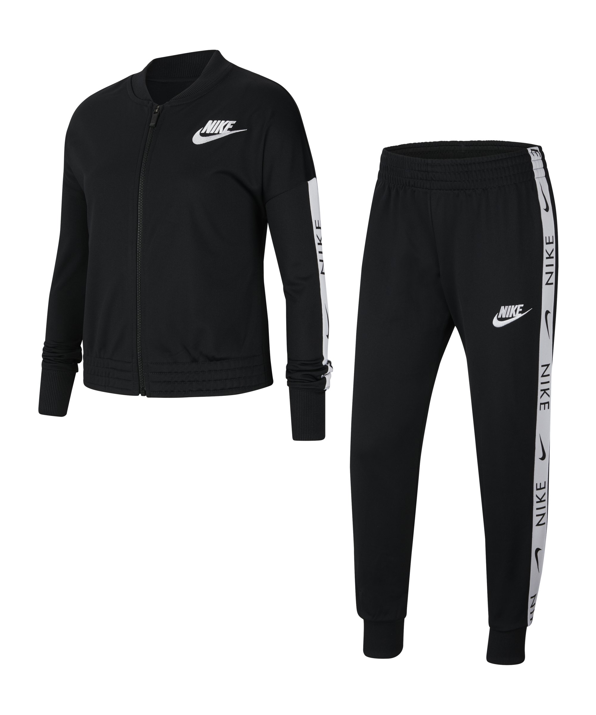 Nike Freizeitanzug Kids Schwarz F010 - schwarz