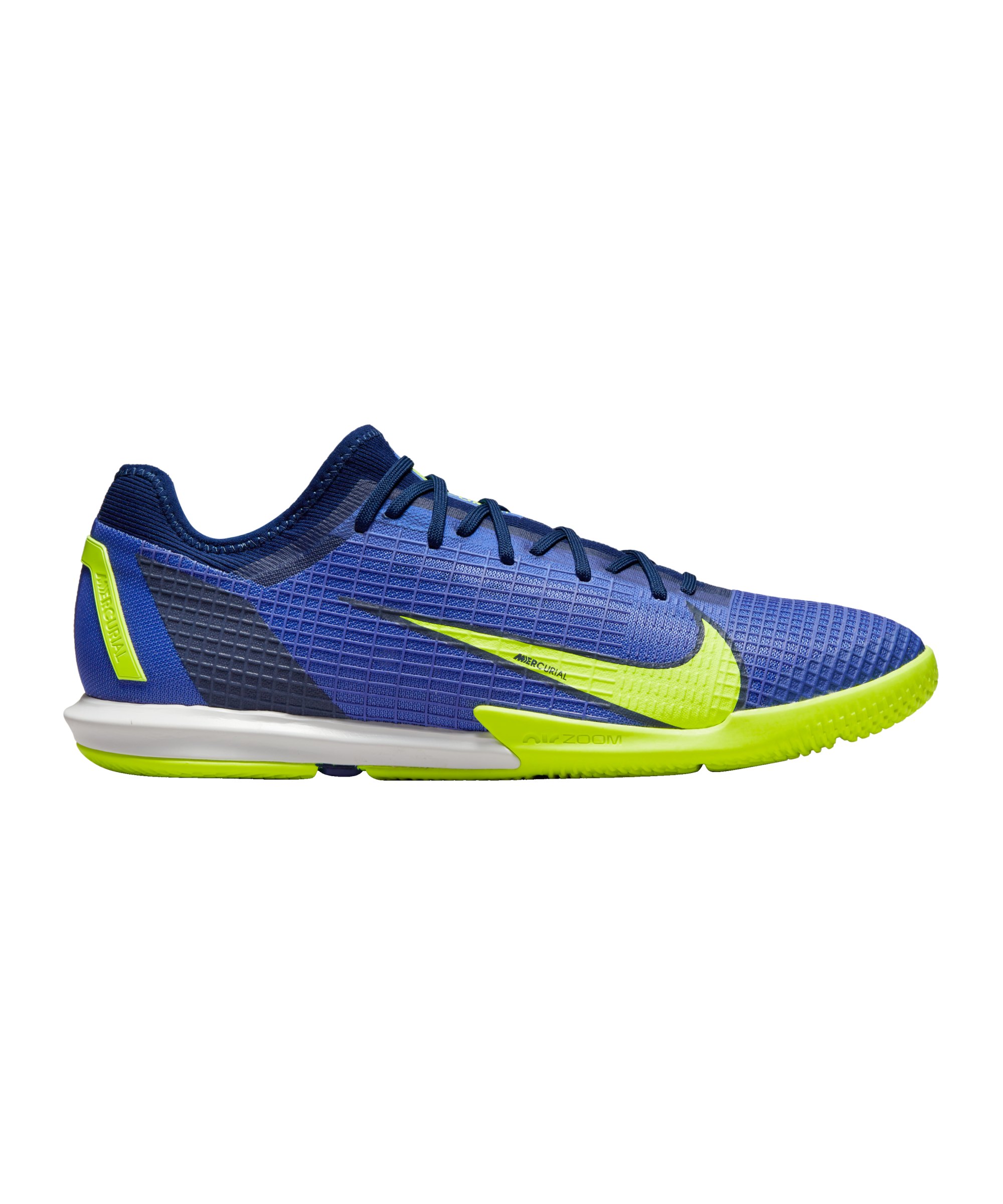 Nike Mercurial Zoom Vapor XIV Recharge Pro IC Blau Gelb F574 - blau
