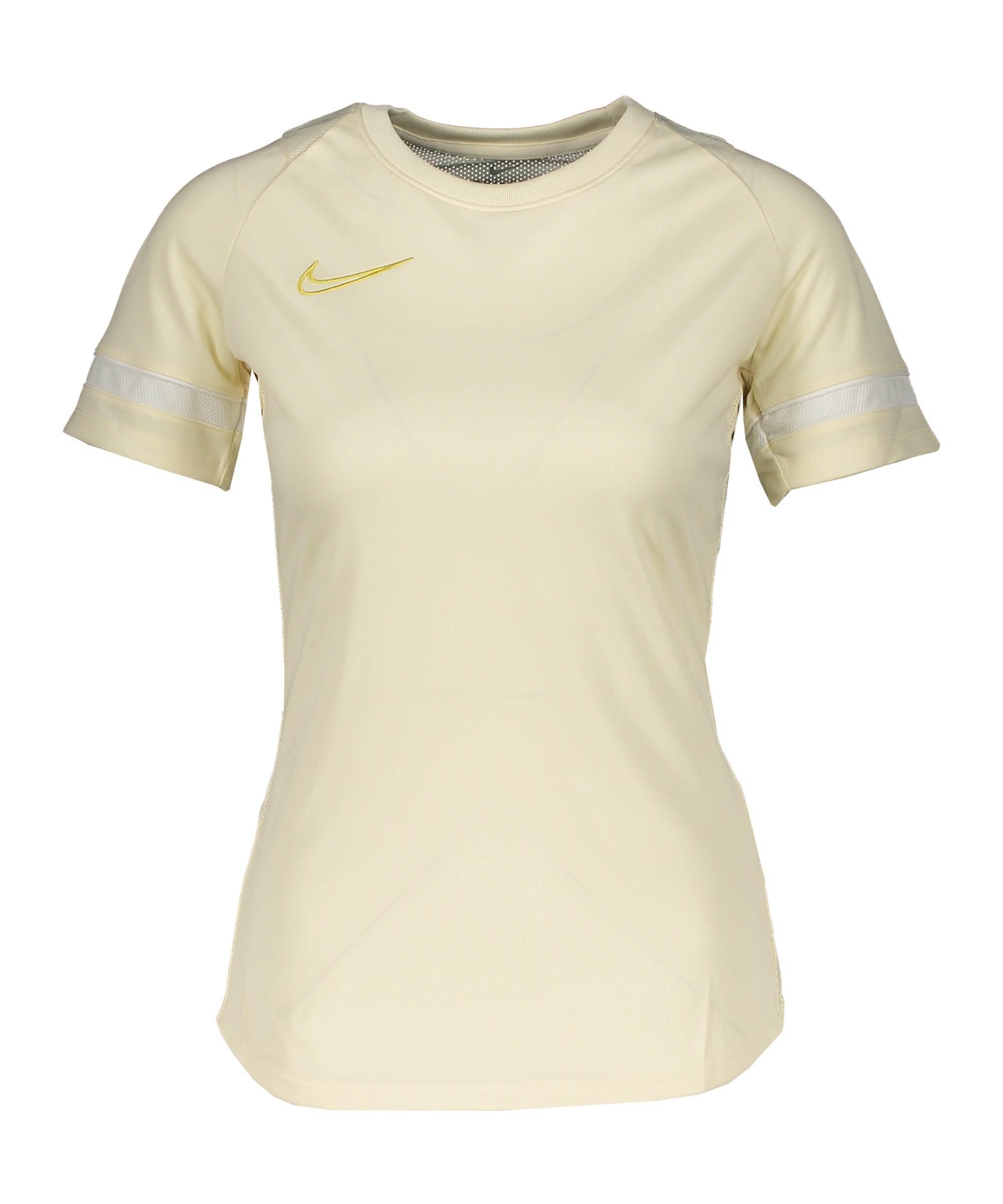 Nike Academy 21 T-Shirt Damen Beige Weiss F113 - beige