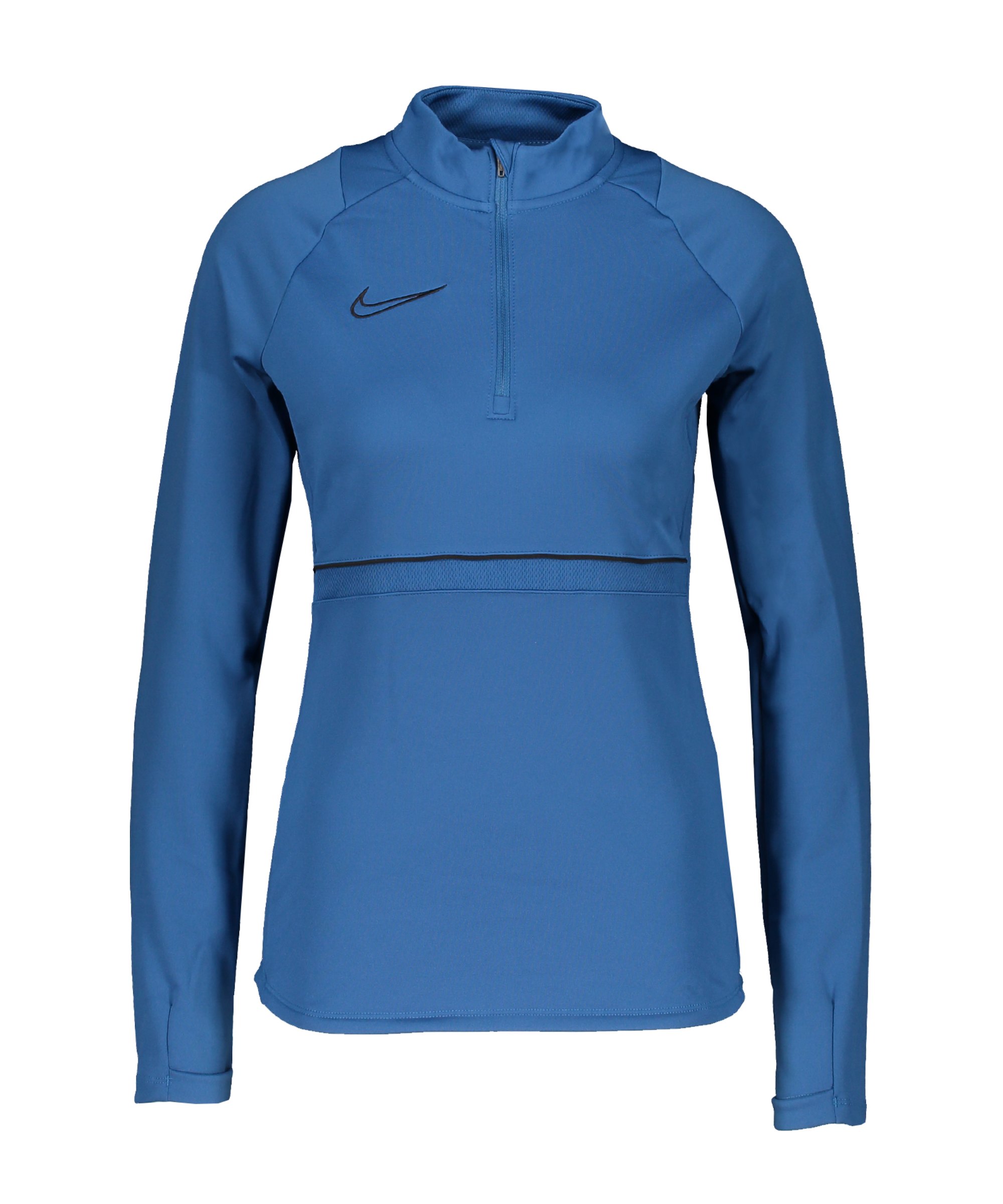 Nike Academy 21 Drill Top Damen Blau Schwarz F407 - blau