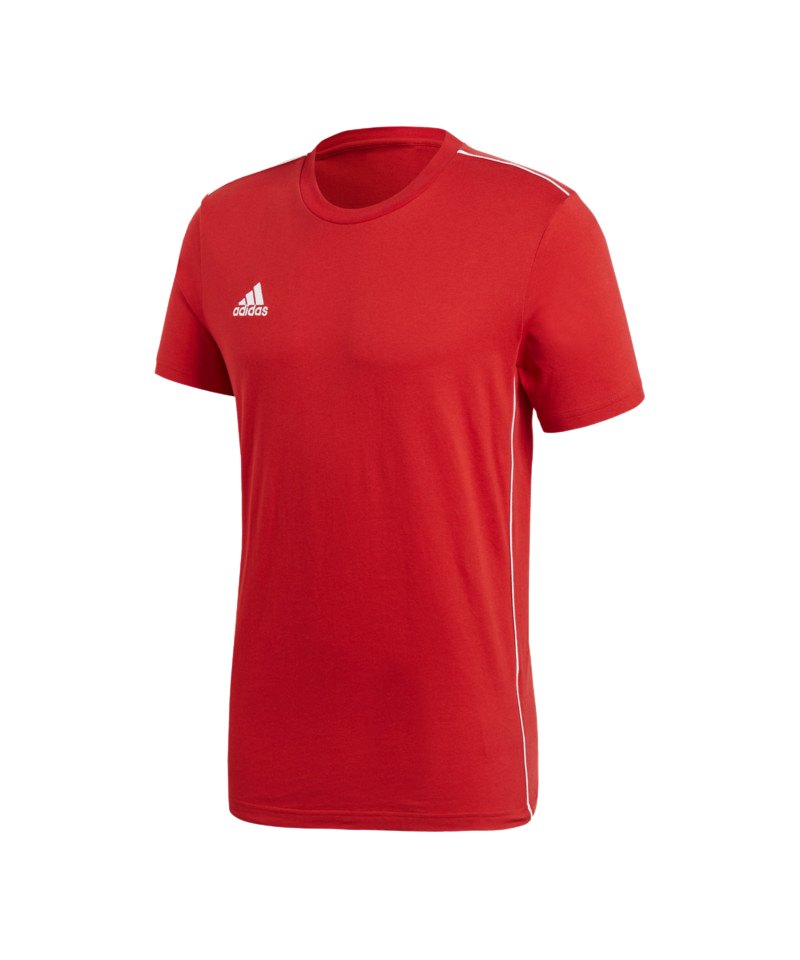 adidas Core 18 Tee T-Shirt Rot Weiss - rot