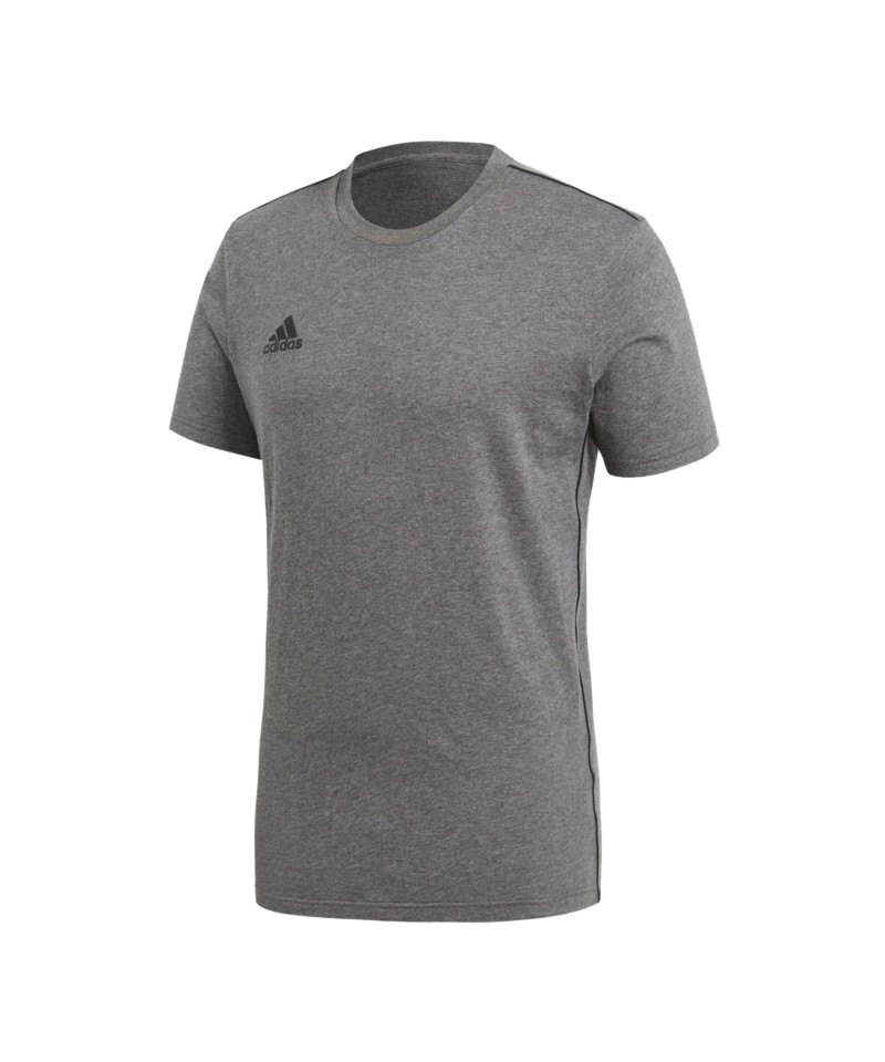 adidas Core 18 Tee T-Shirt Grau Schwarz - grau