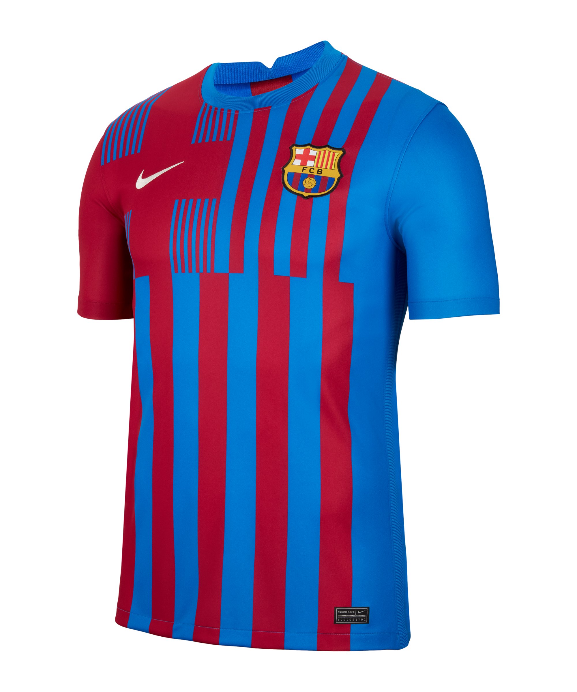 Nike FC Barcelona Trikot Home 2021/2022 Blau F427 ohne Brustsponsor - blau