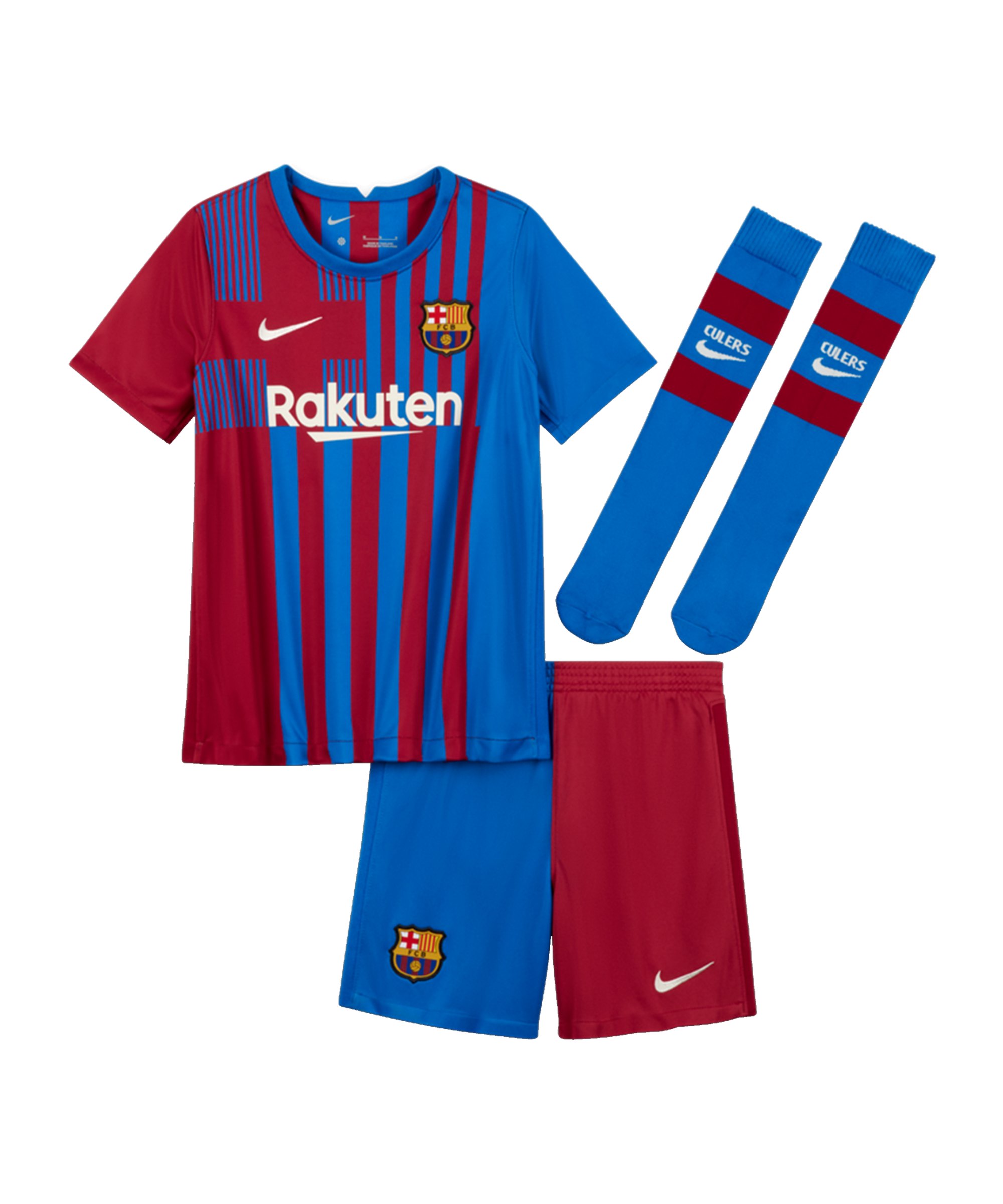 Nike FC Barcelona Minikit Home 2021/2022 F428 - blau