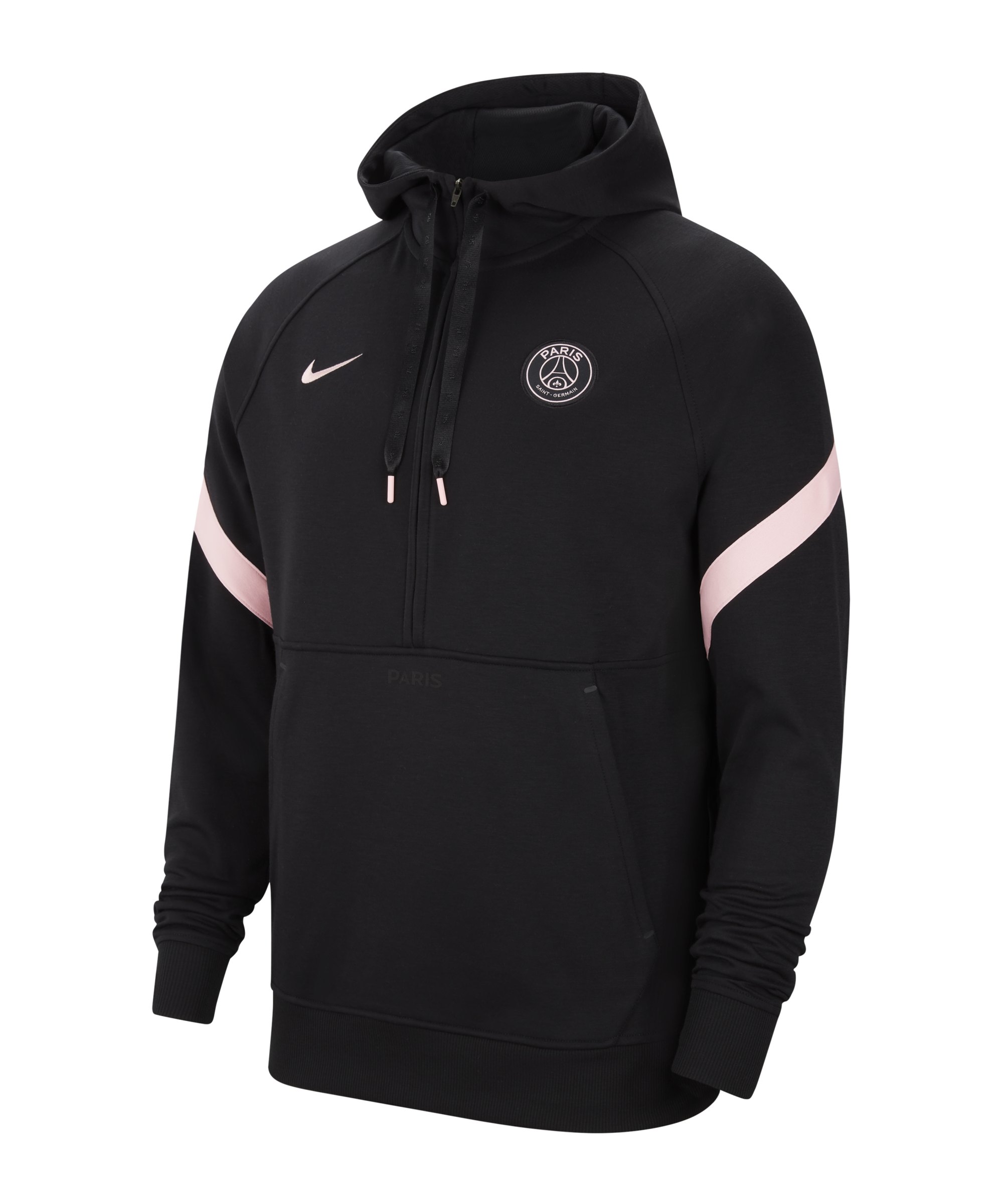 Nike Paris St. Germain Kapuzenjacke Schwarz F010 - schwarz