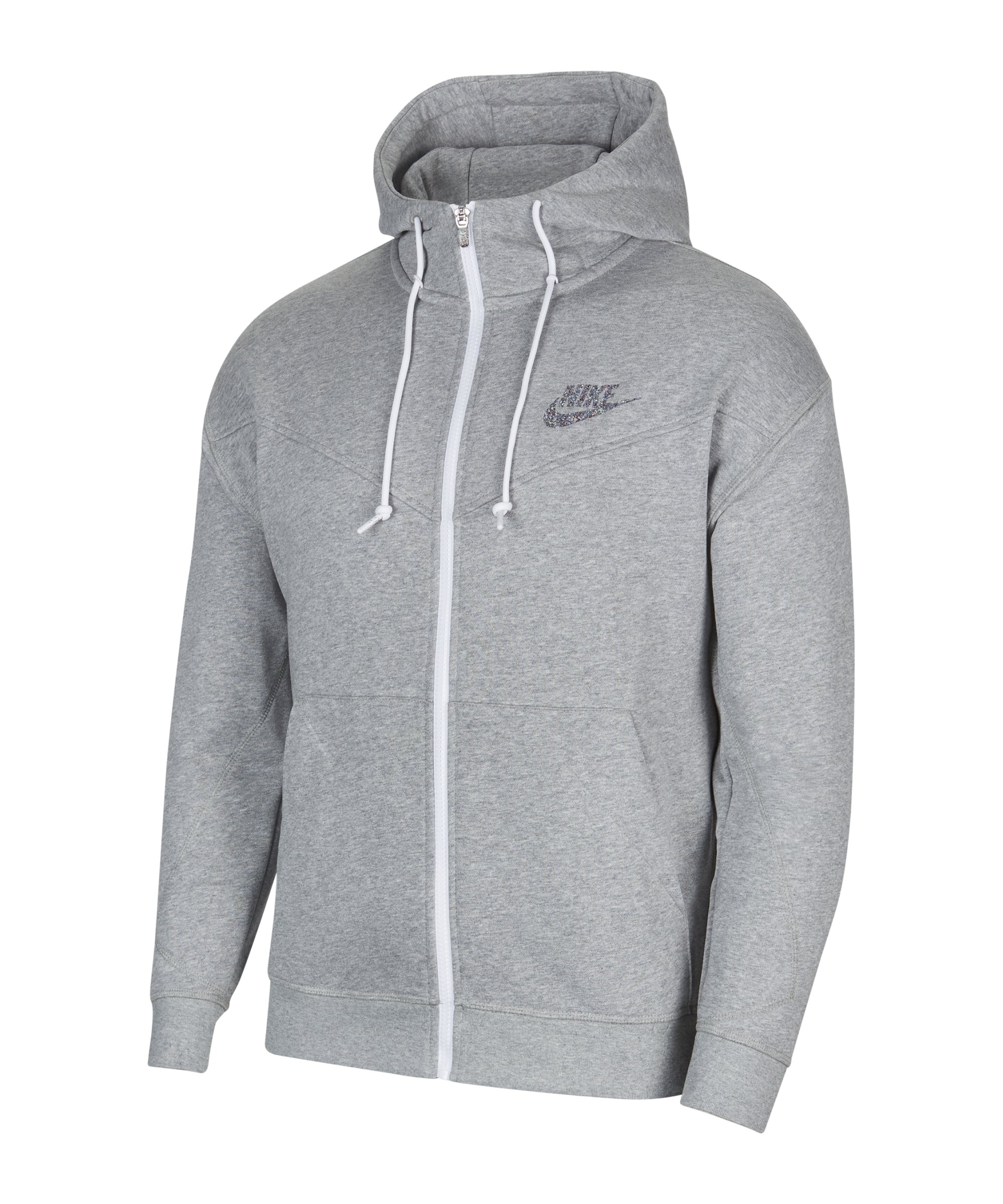 Nike Essentials Kapuzenjacke Grau F063 - grau