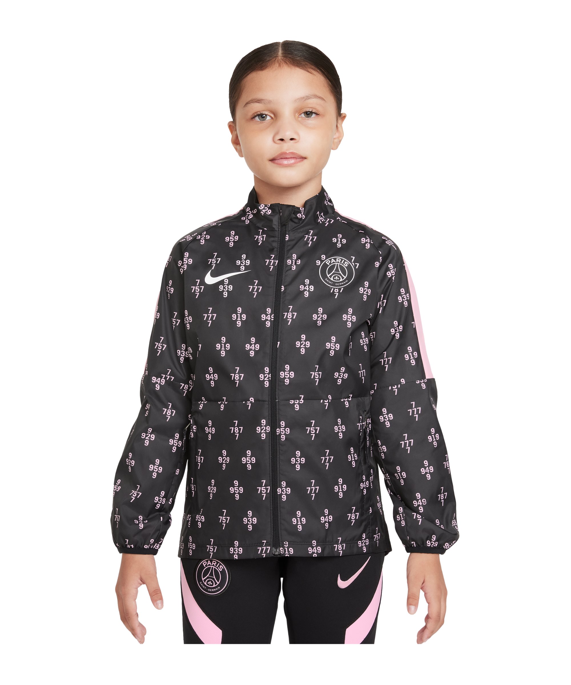 Nike Paris St. Germain Trainingsjacke Kids F010 - schwarz
