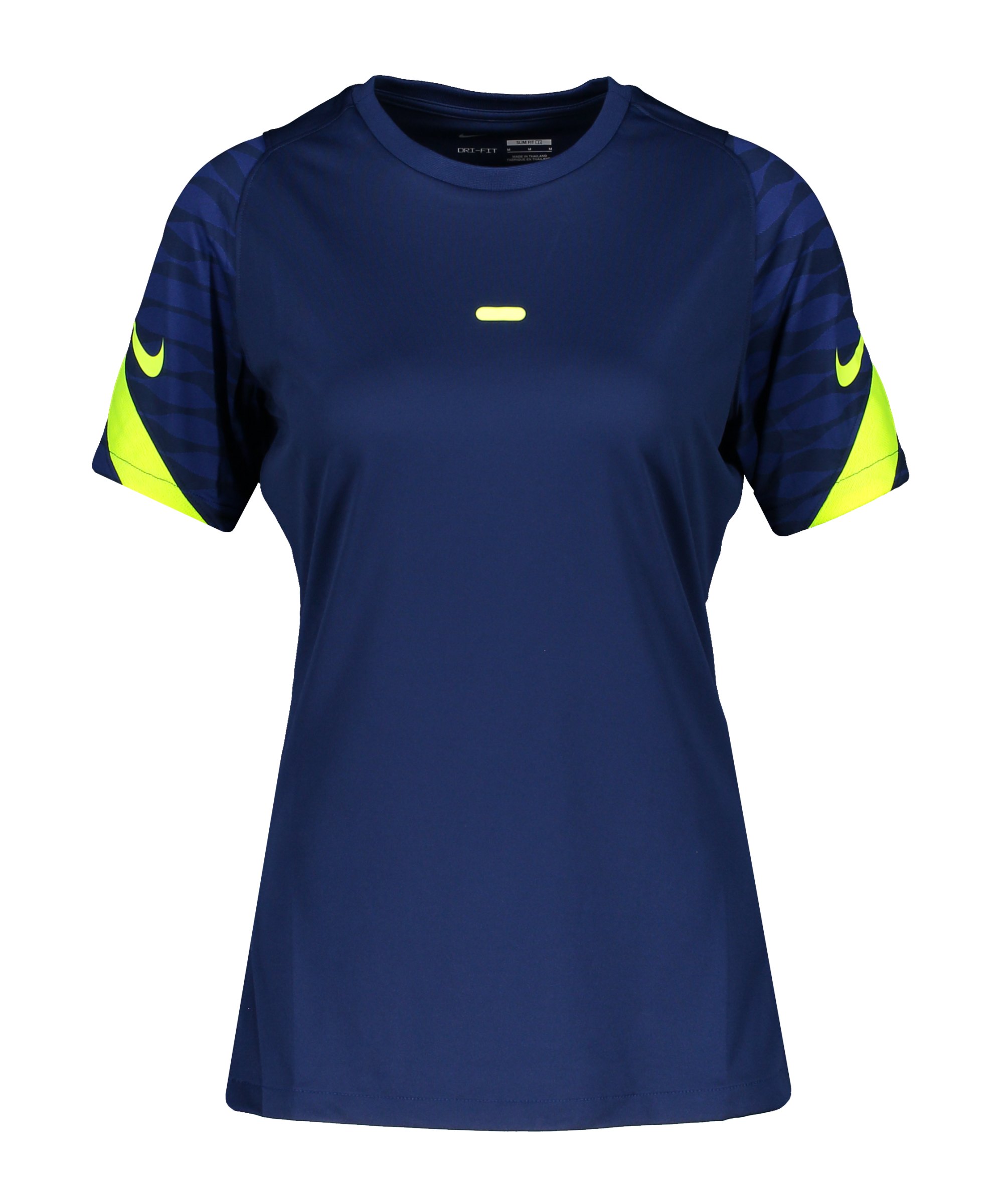 Nike Strike 21 T-Shirt Damen Blau Gelb F492 - blau
