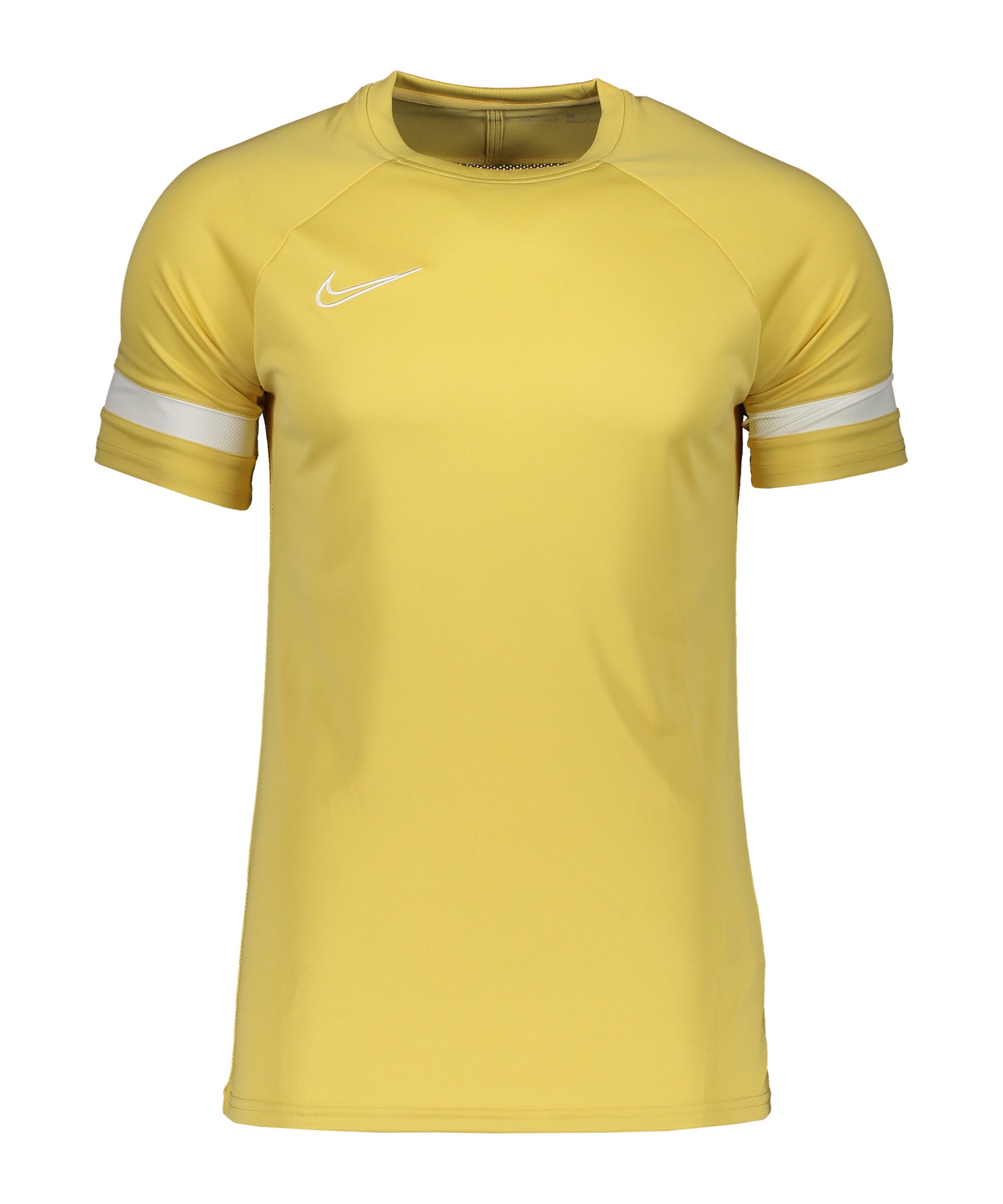 Nike Academy 21 T-Shirt Gold Weiss F700 - gold