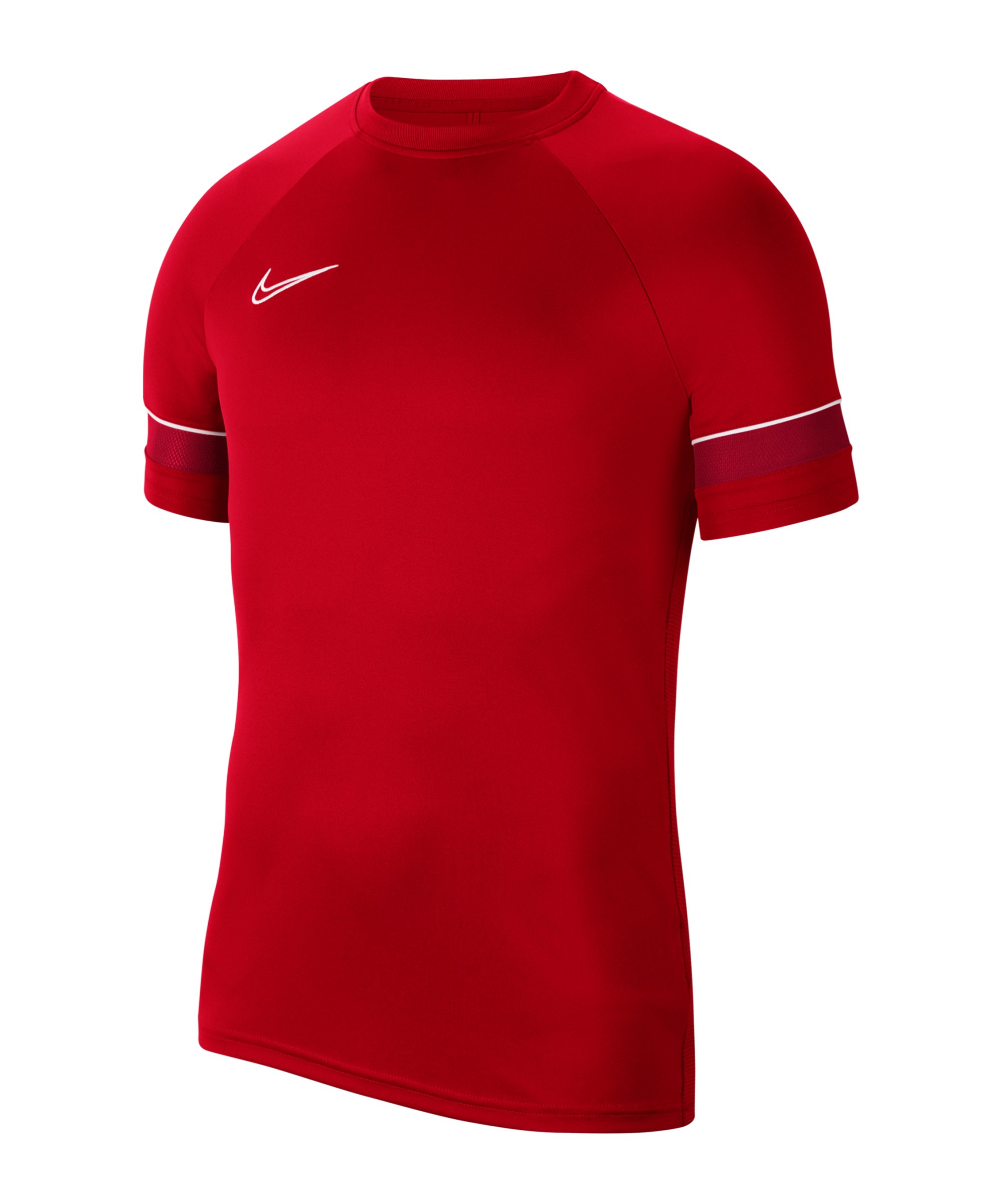Nike Academy 21 T-Shirt Kids Rot Weiss F657 - rot