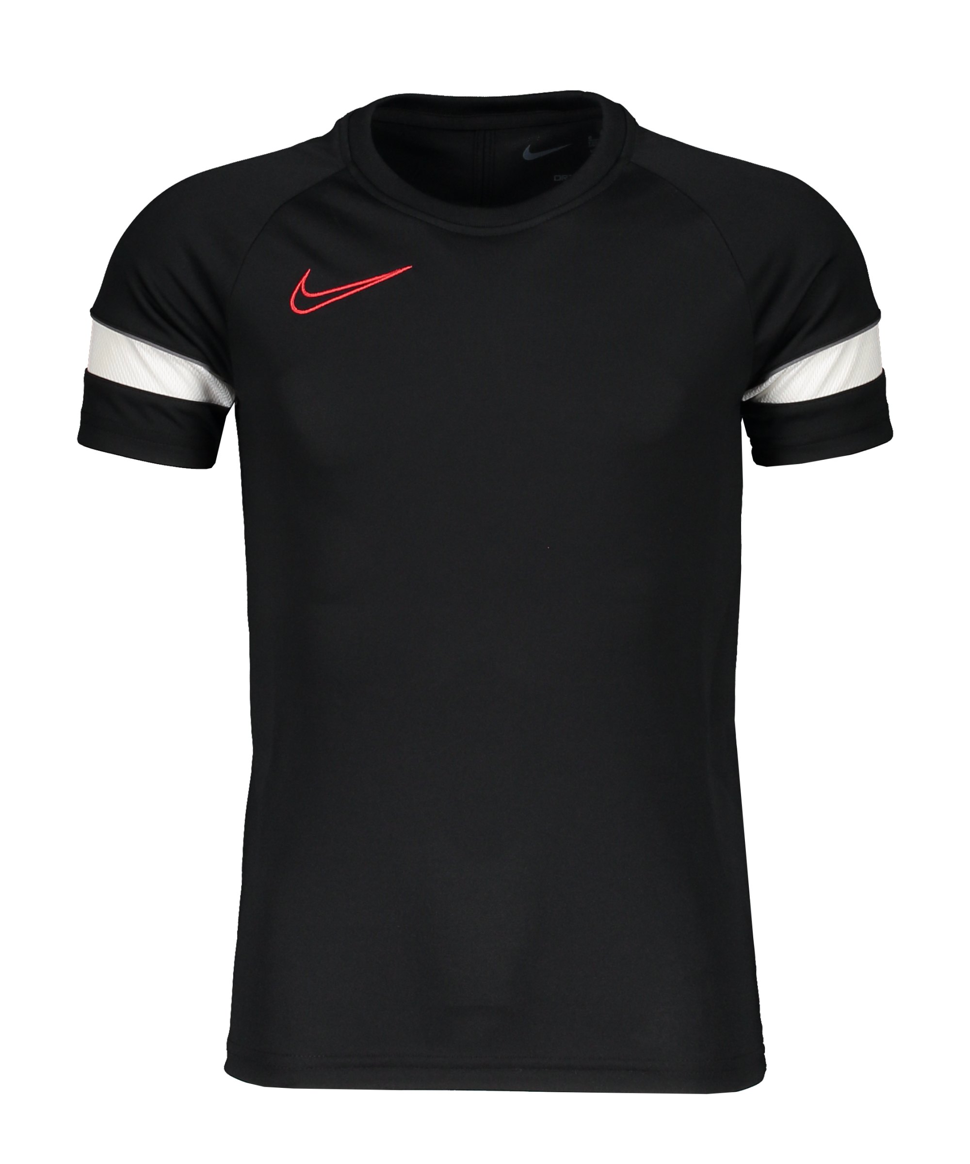 Nike Academy 21 T-Shirt Kids Schwarz Grau F013 - schwarz