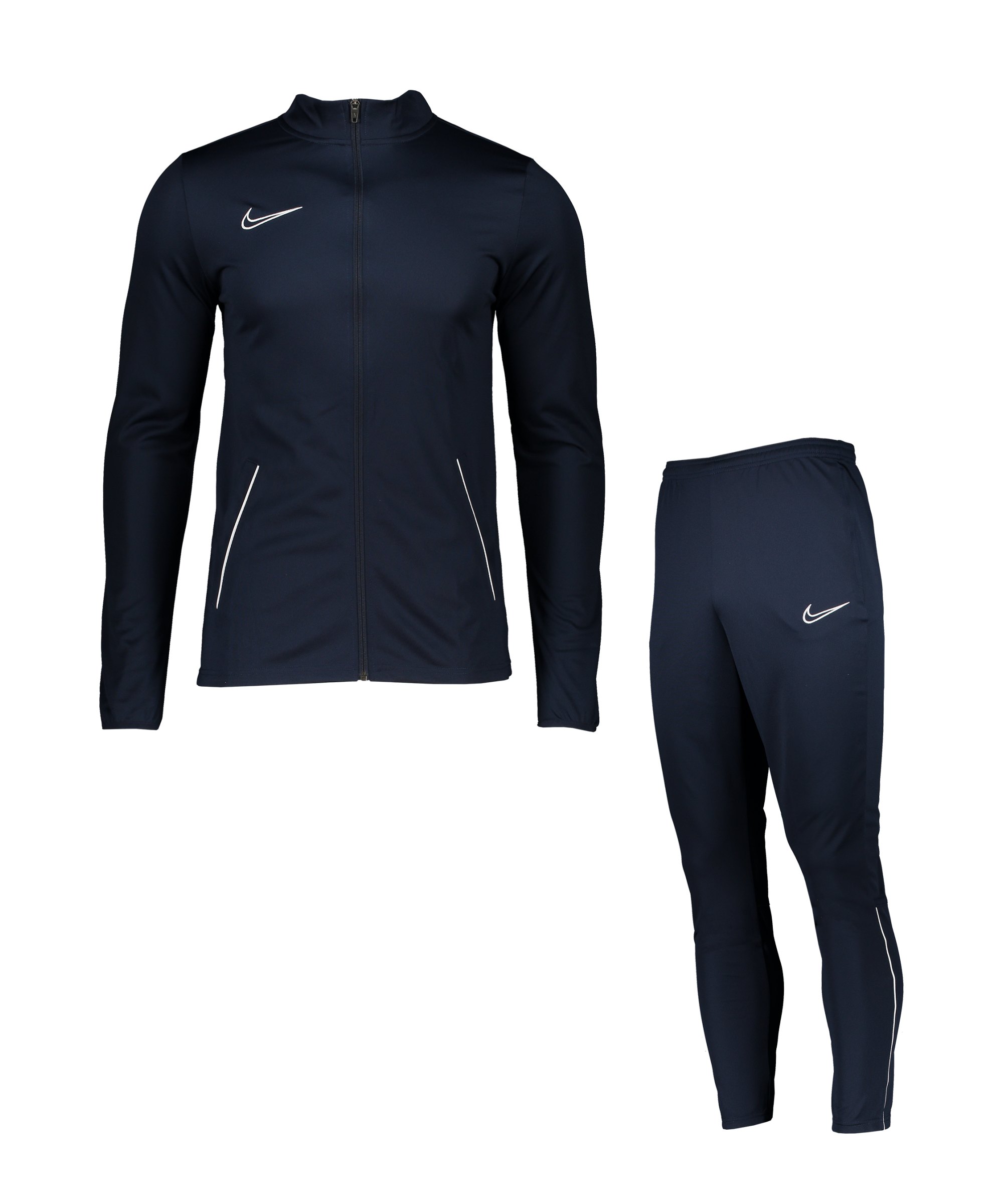 Nike Academy 21 Trainingsanzug Blau Weiss F451 - blau