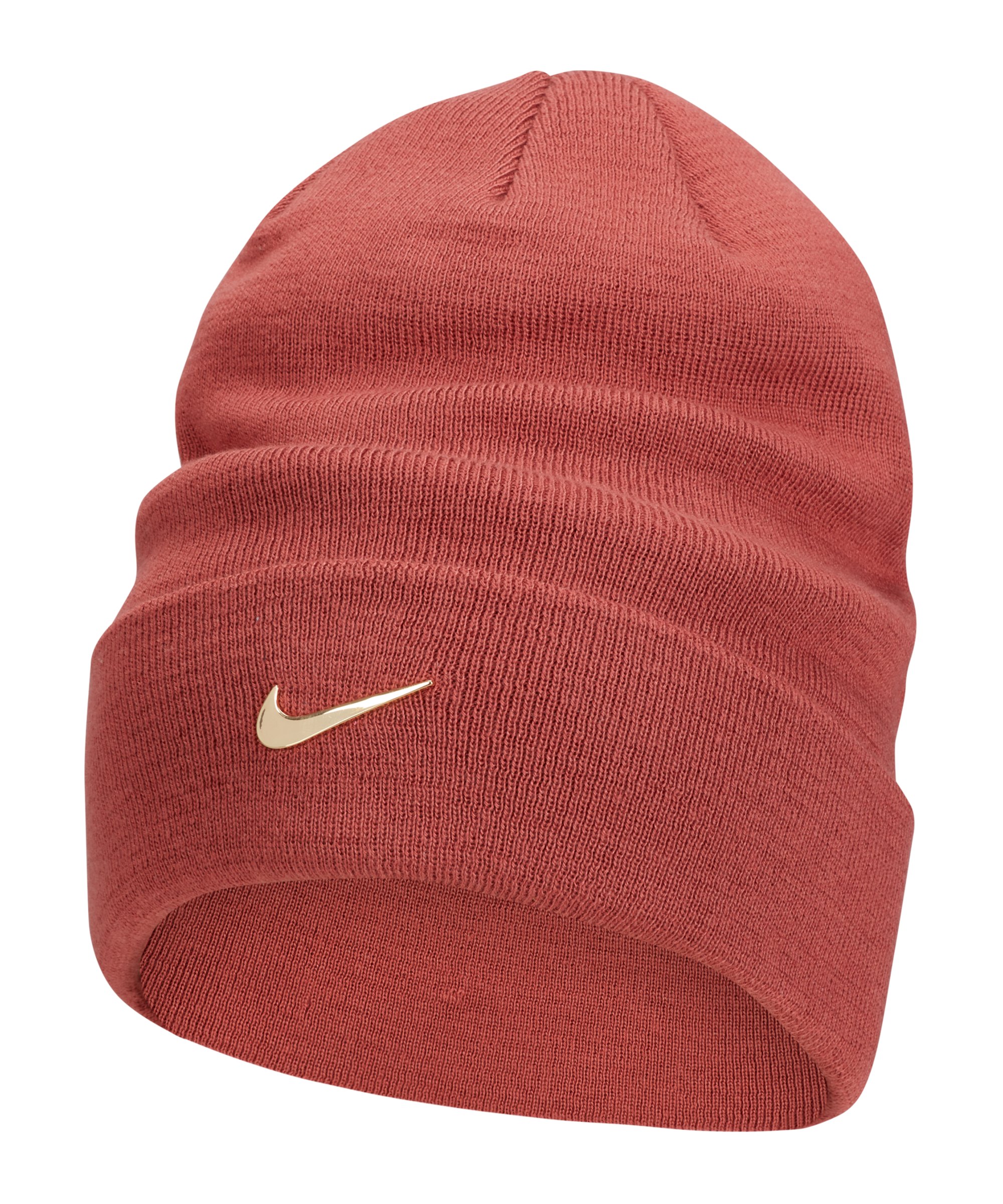 Nike Swoosh Beanie Rot Gold F691 - rot