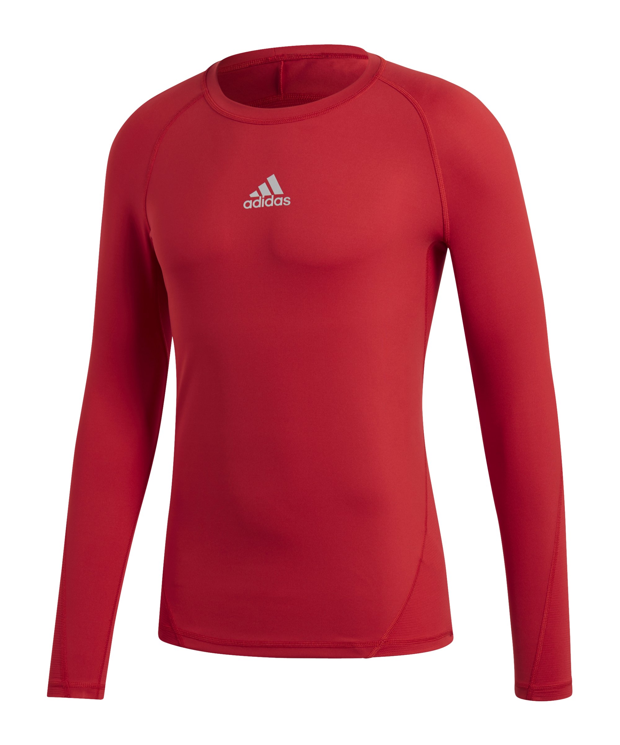 adidas Alphaskin Sport Shirt Longsleeve Rot - rot