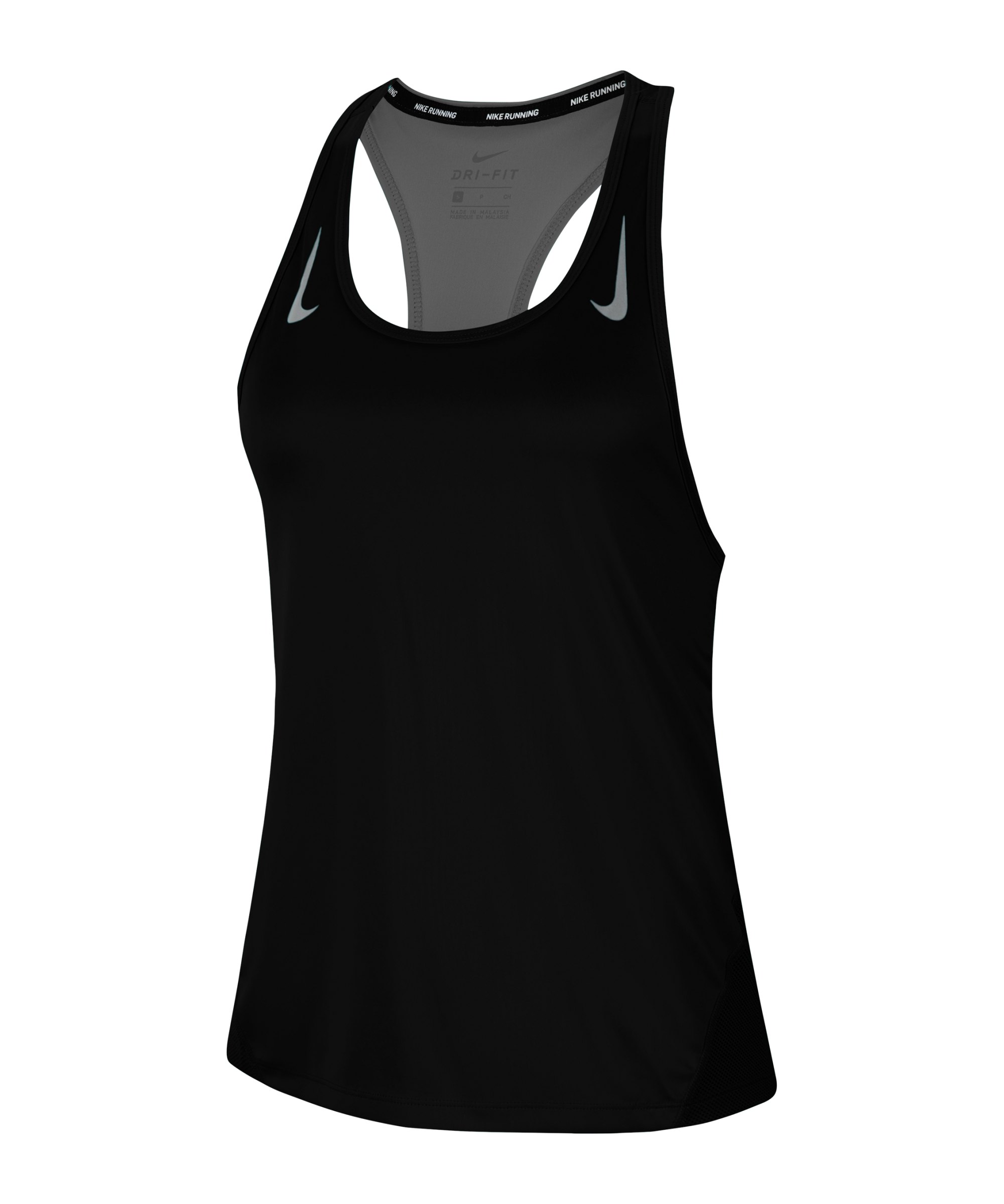 Nike Miler Tanktop Running Damen Schwarz F010 - schwarz
