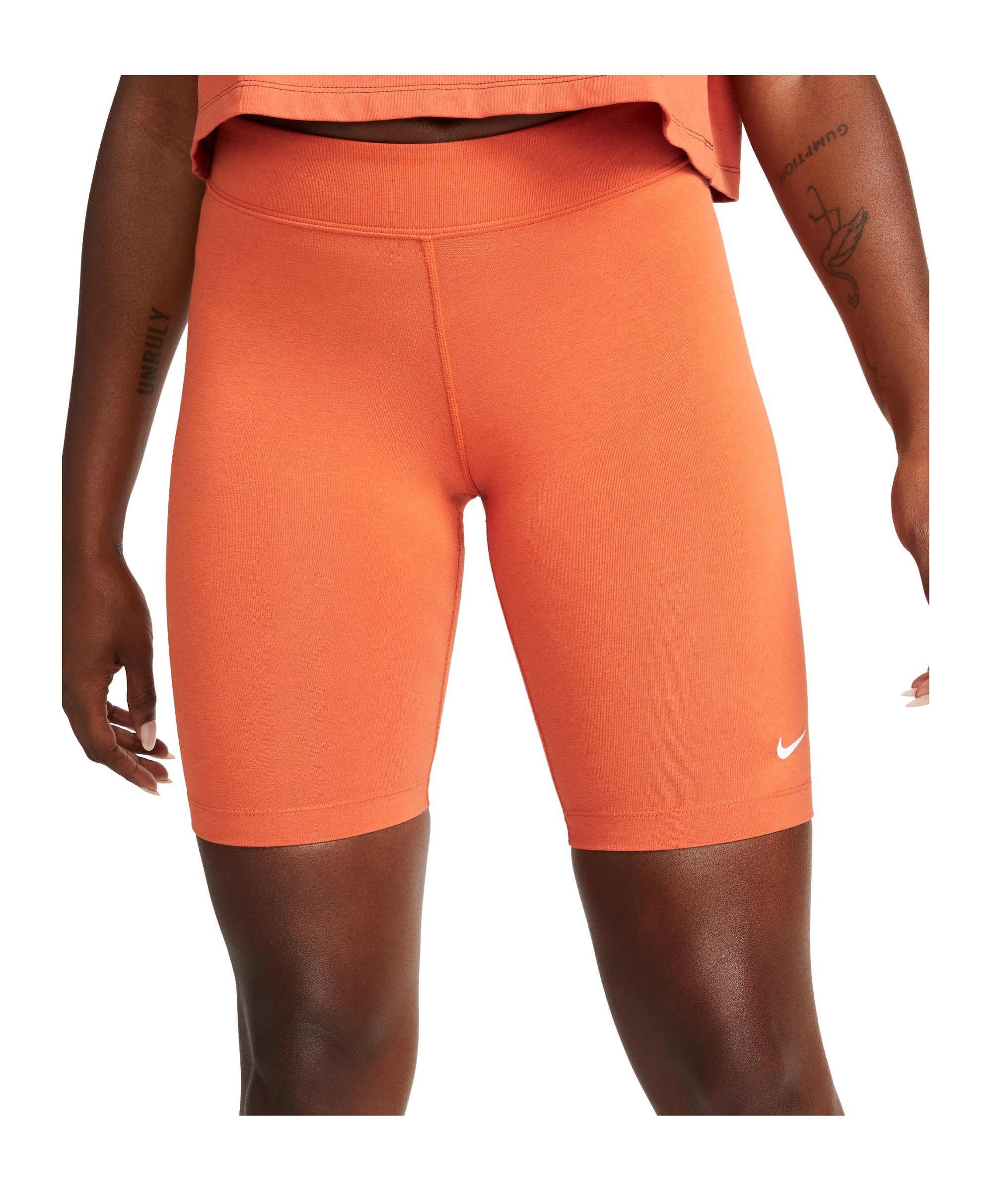 Nike Essentials Bike Short Damen Orange F816 - orange