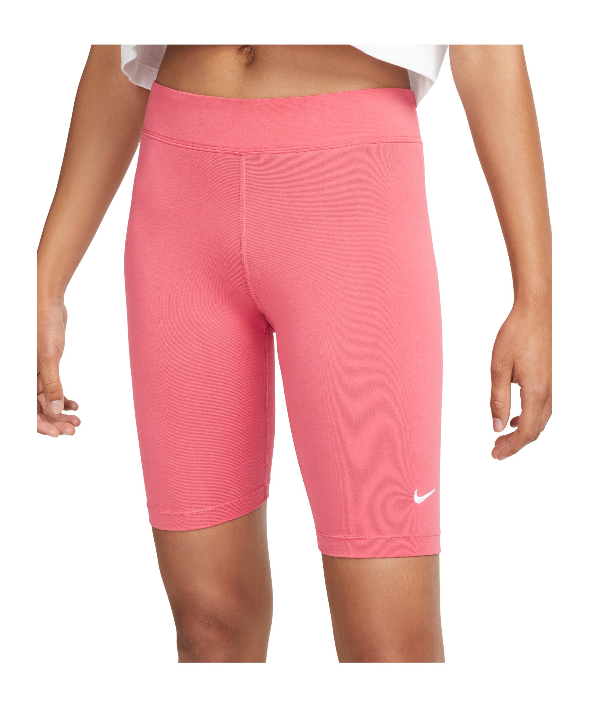 Nike Essentials Bike Short Damen Pink Weiss F622 - pink