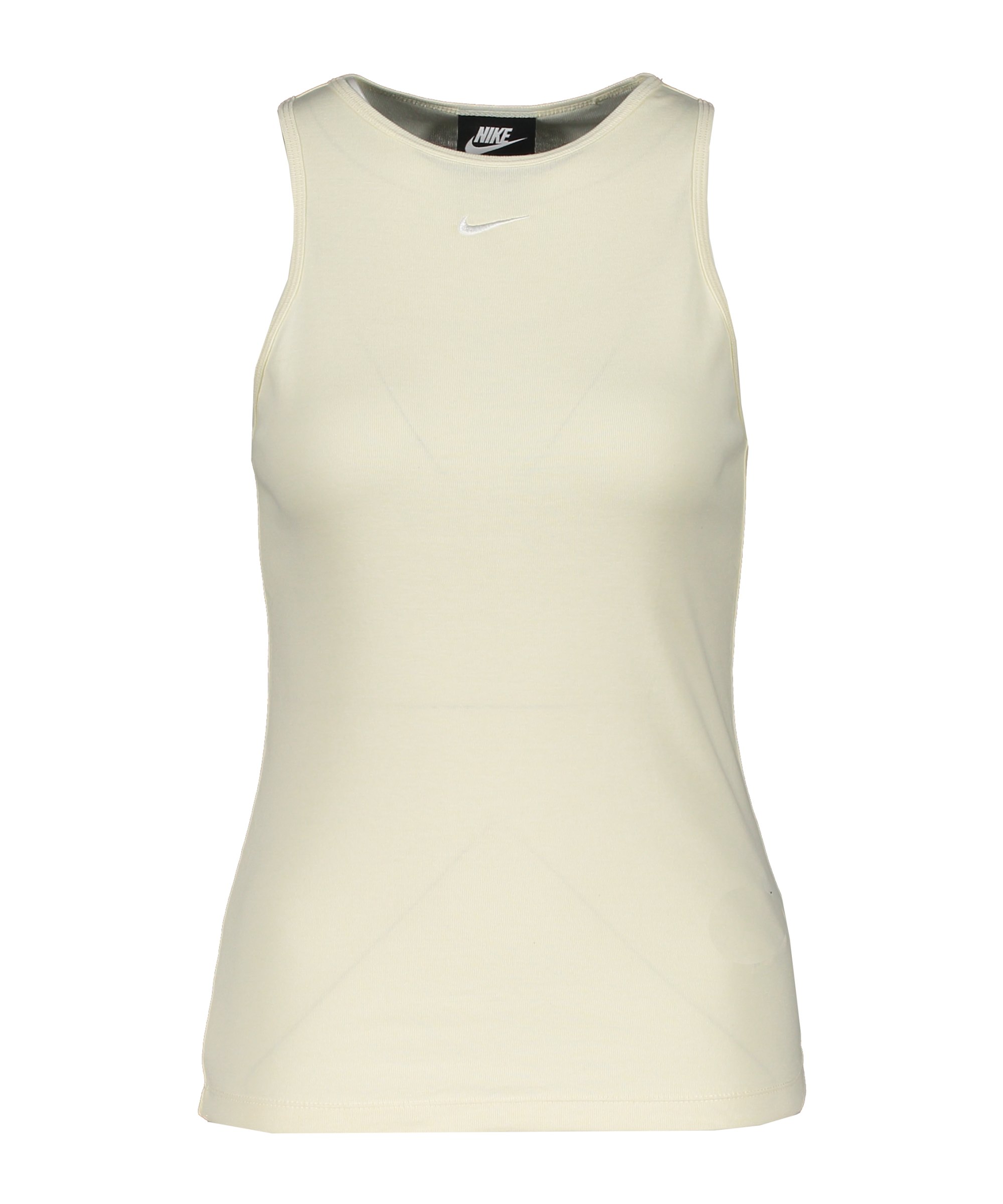 Nike Essential Tanktop Damen Beige Weiss F113 - beige