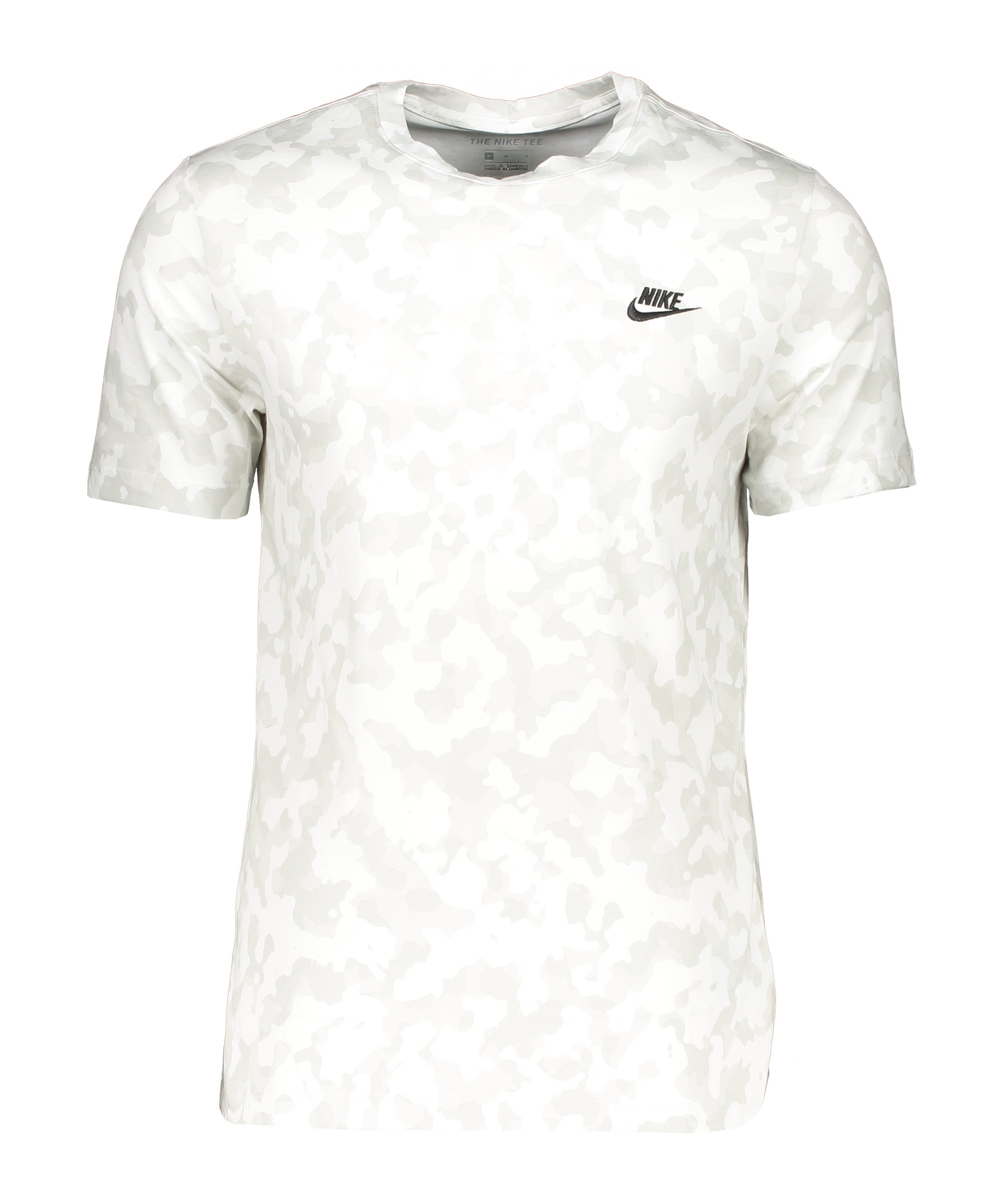 Nike Club Camo T-Shirt Weiss F121 - weiss