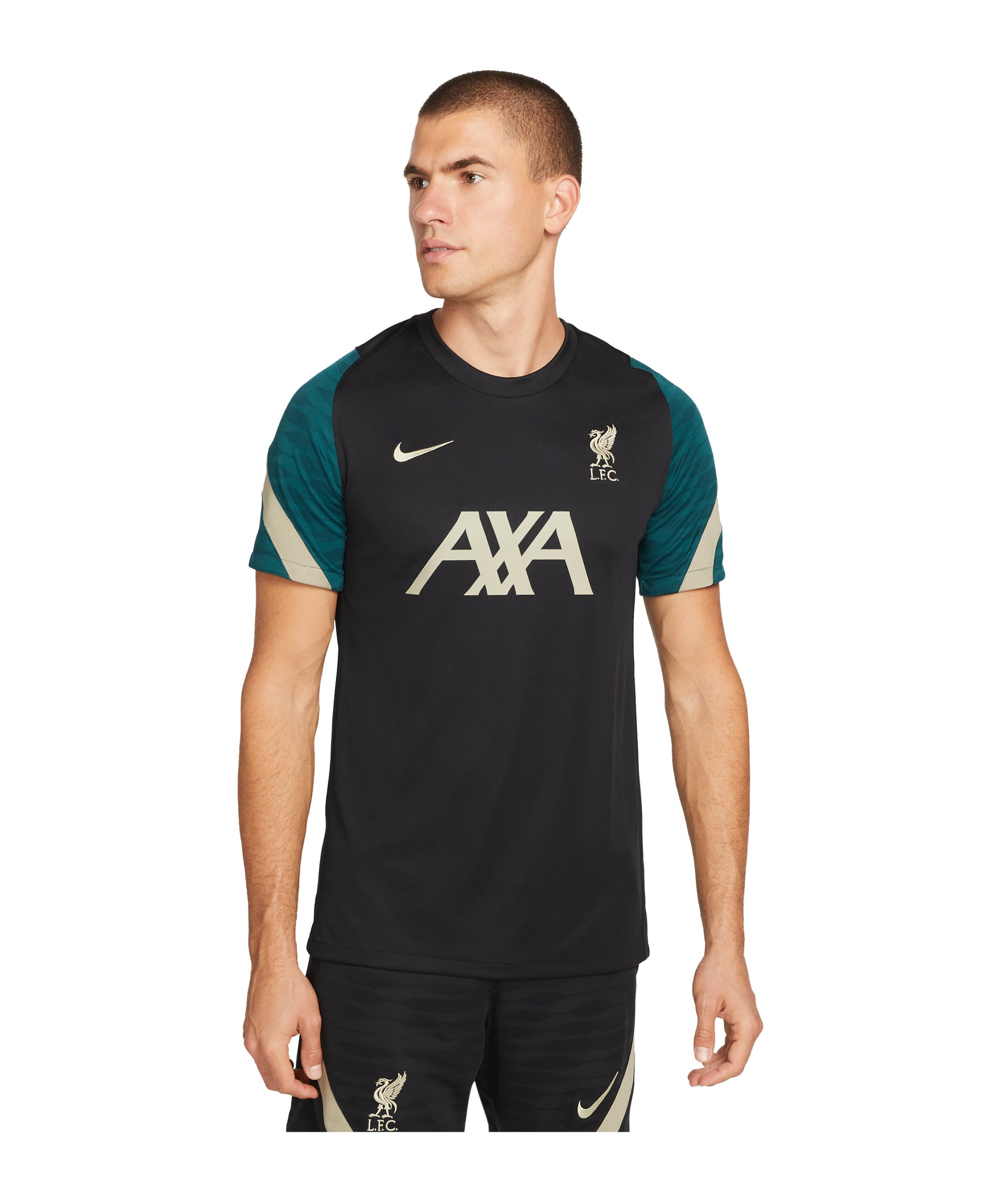 Nike FC Liverpool Strike T-Shirt Schwarz F011 - schwarz