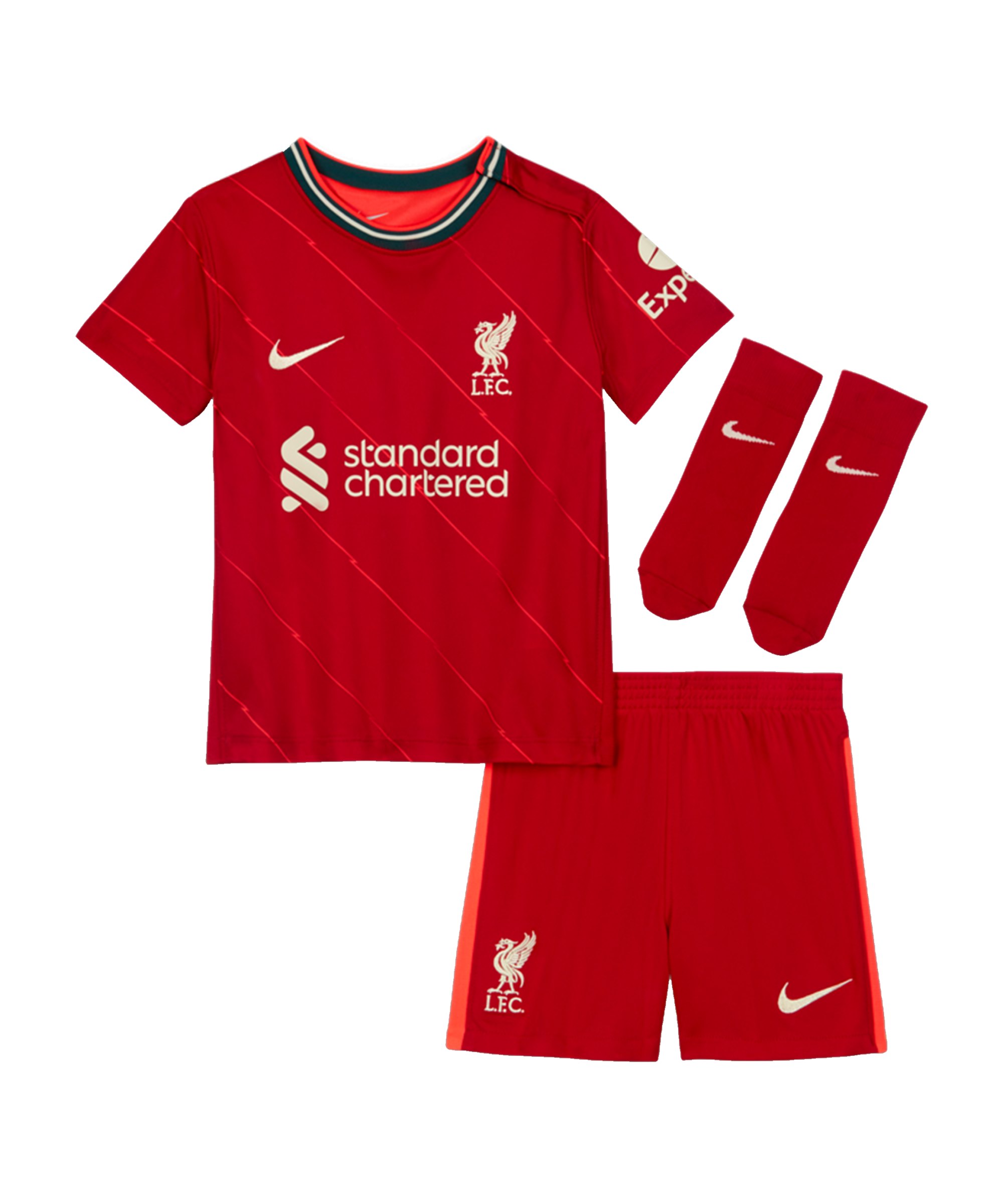 Nike FC Liverpool Babykit Home 2021/2022 F688 - rot