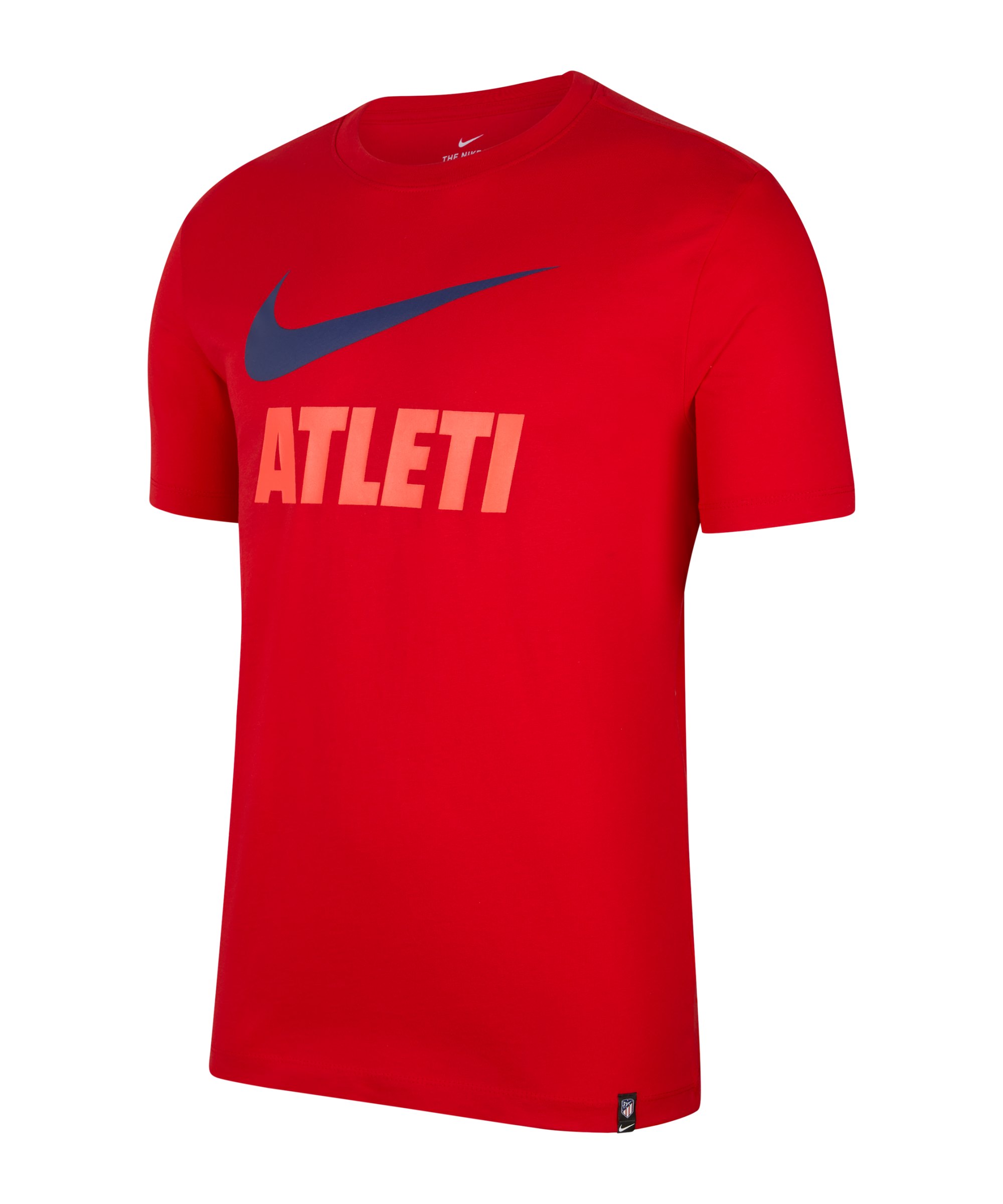 Nike Atletico Madrid Swoosh Club T-Shirt Rot F611 - rot